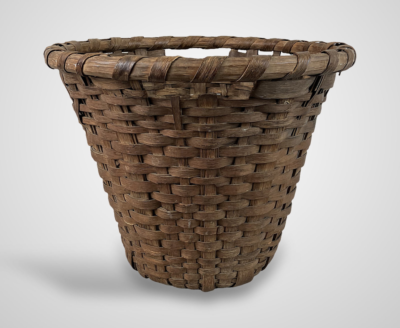 Split Oak Cotton Basket - 5