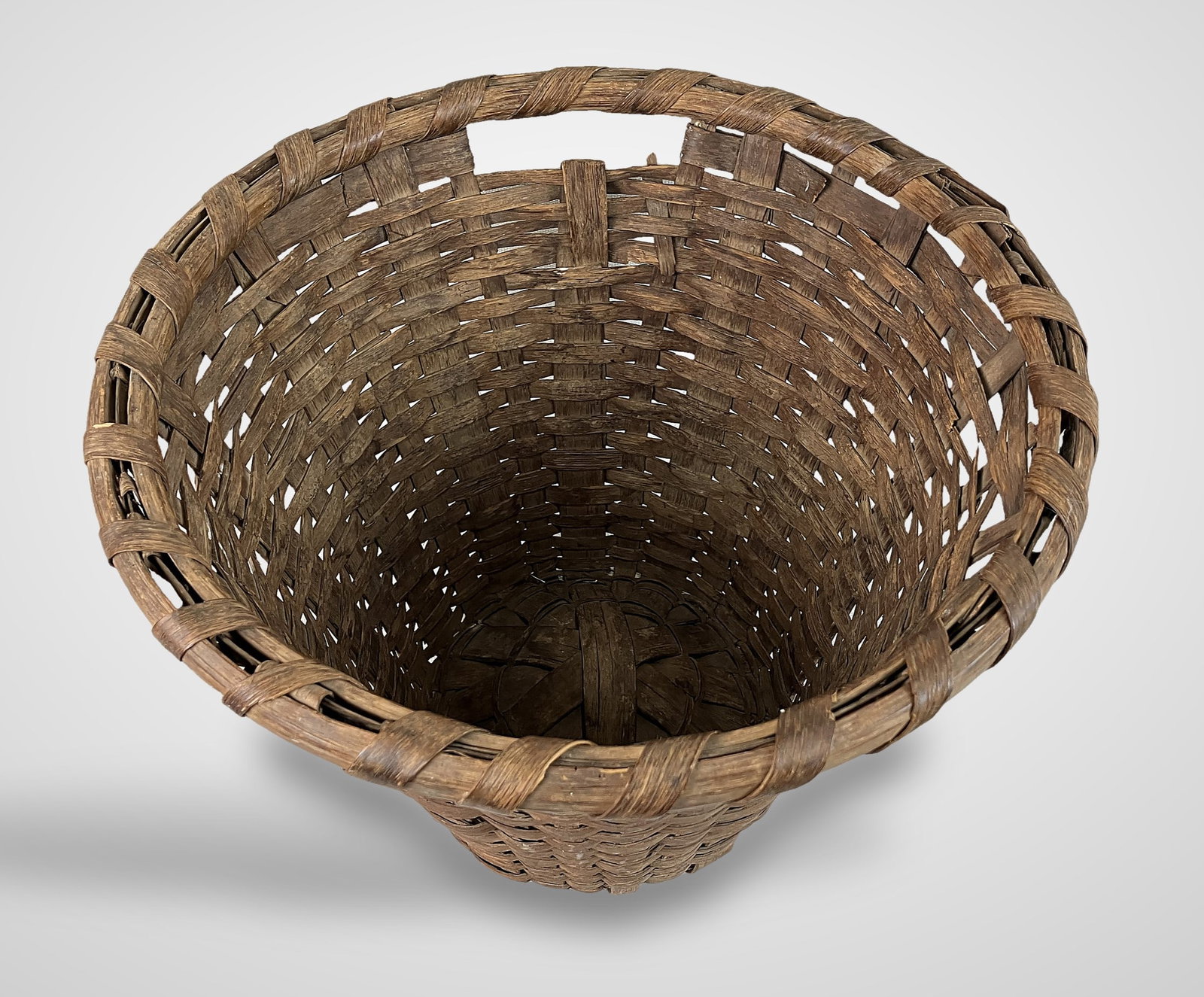 Split Oak Cotton Basket - 6