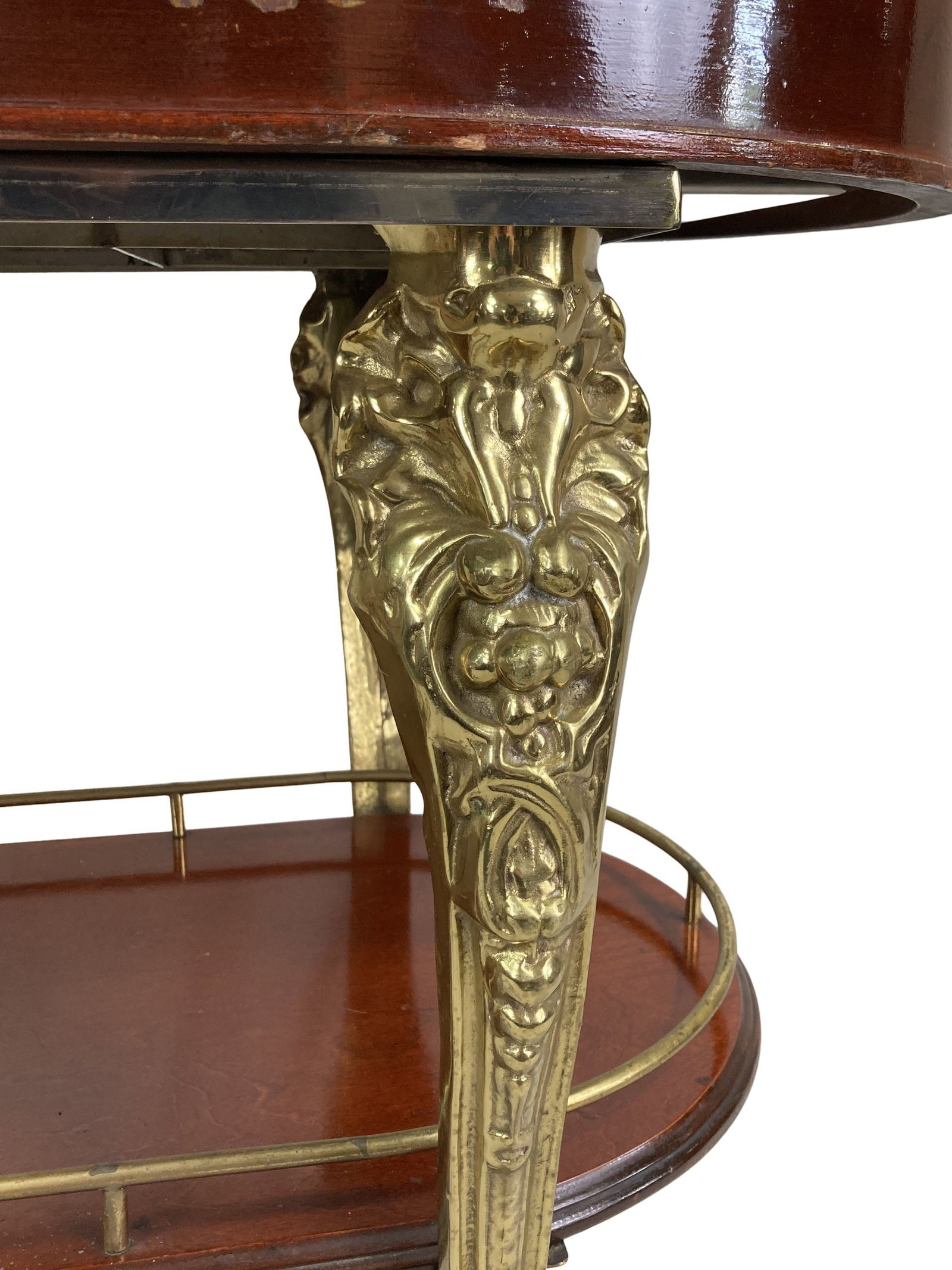 Ornate Neoclassical Style Bar Cart - 5