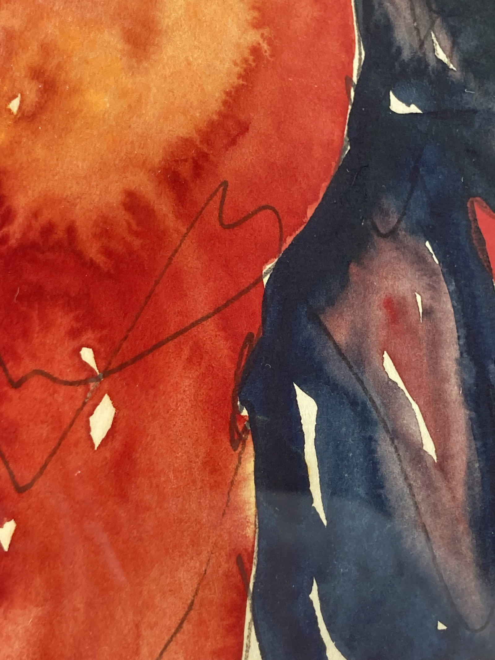 Leo Meierstorf, New Orleans Jazz Players, Watercolor Painting - 3