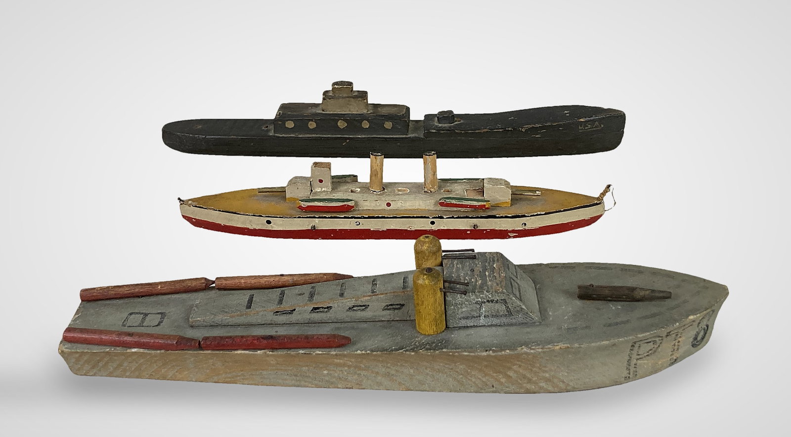 Early 20th Century Combat Boat Toys - 3