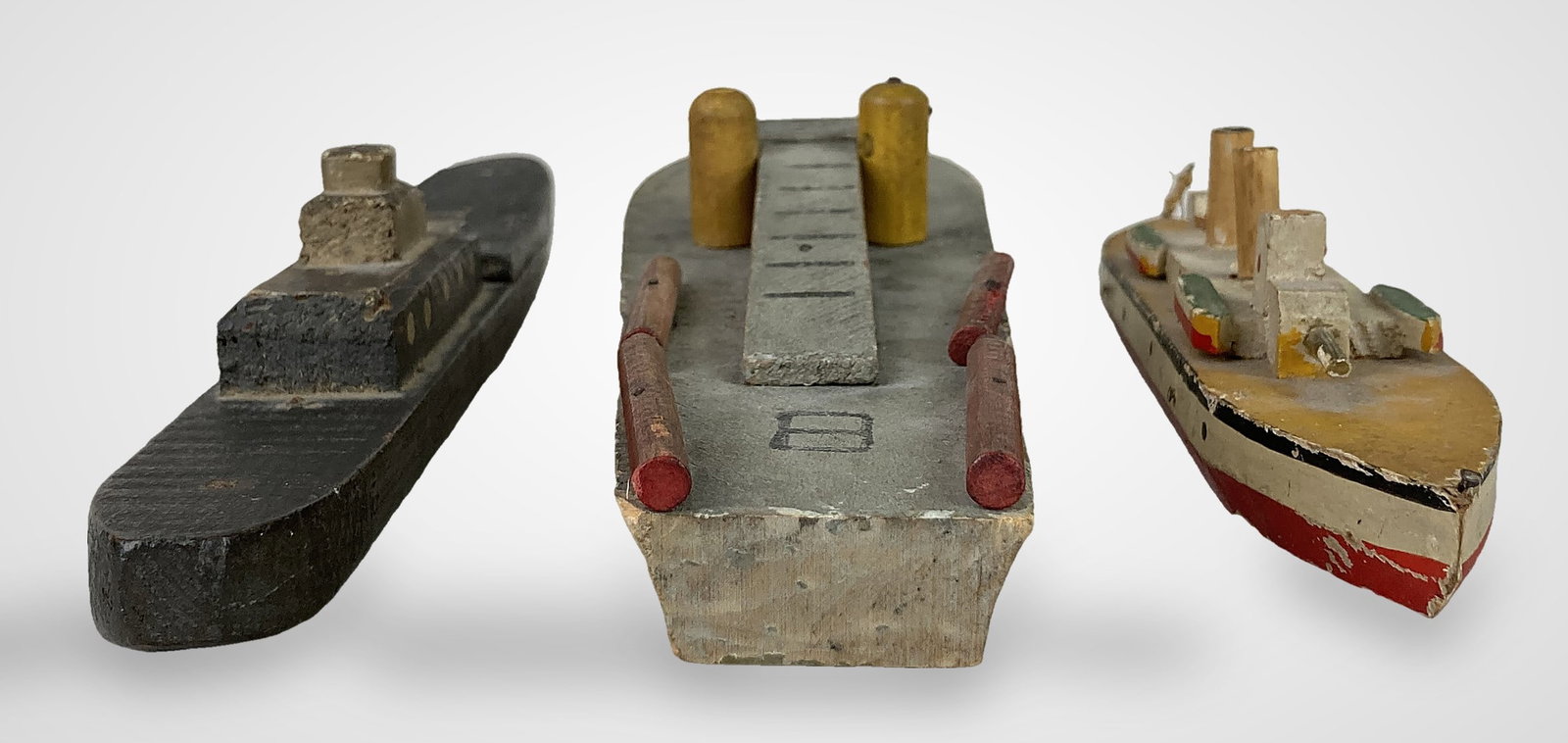 Early 20th Century Combat Boat Toys - 5
