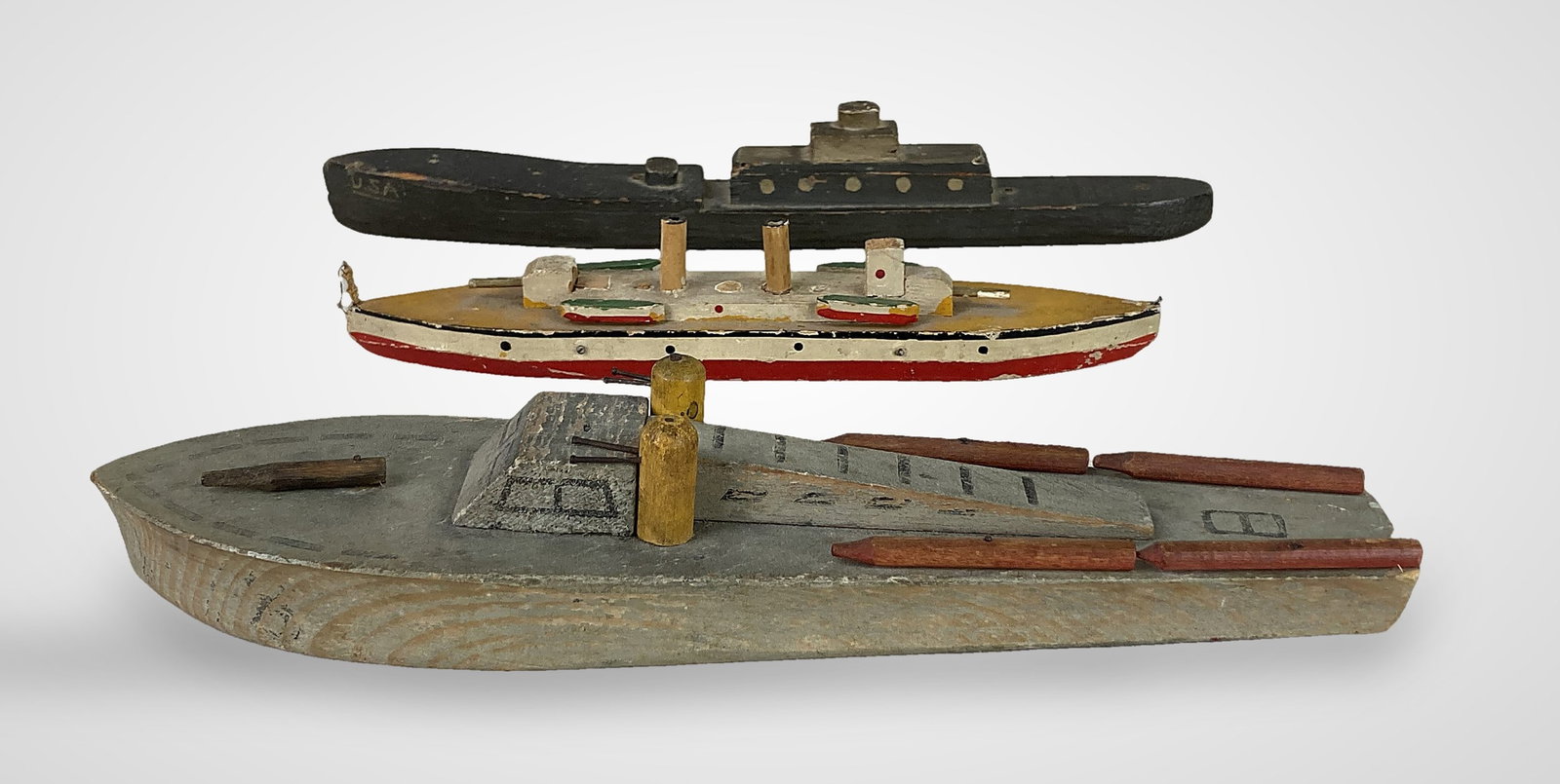Early 20th Century Combat Boat Toys - 6