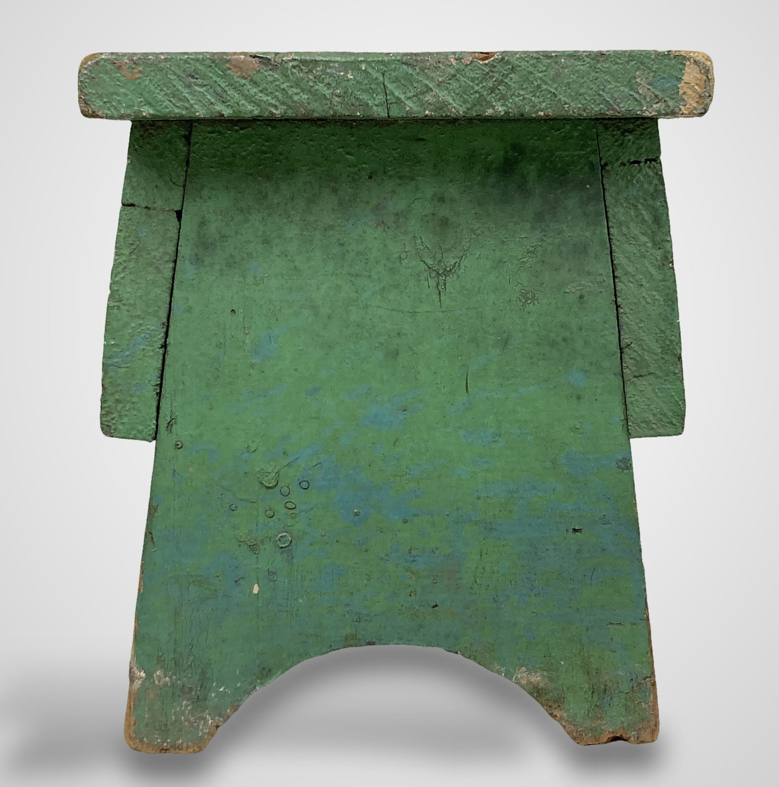 Primitive Painted Stool - 4