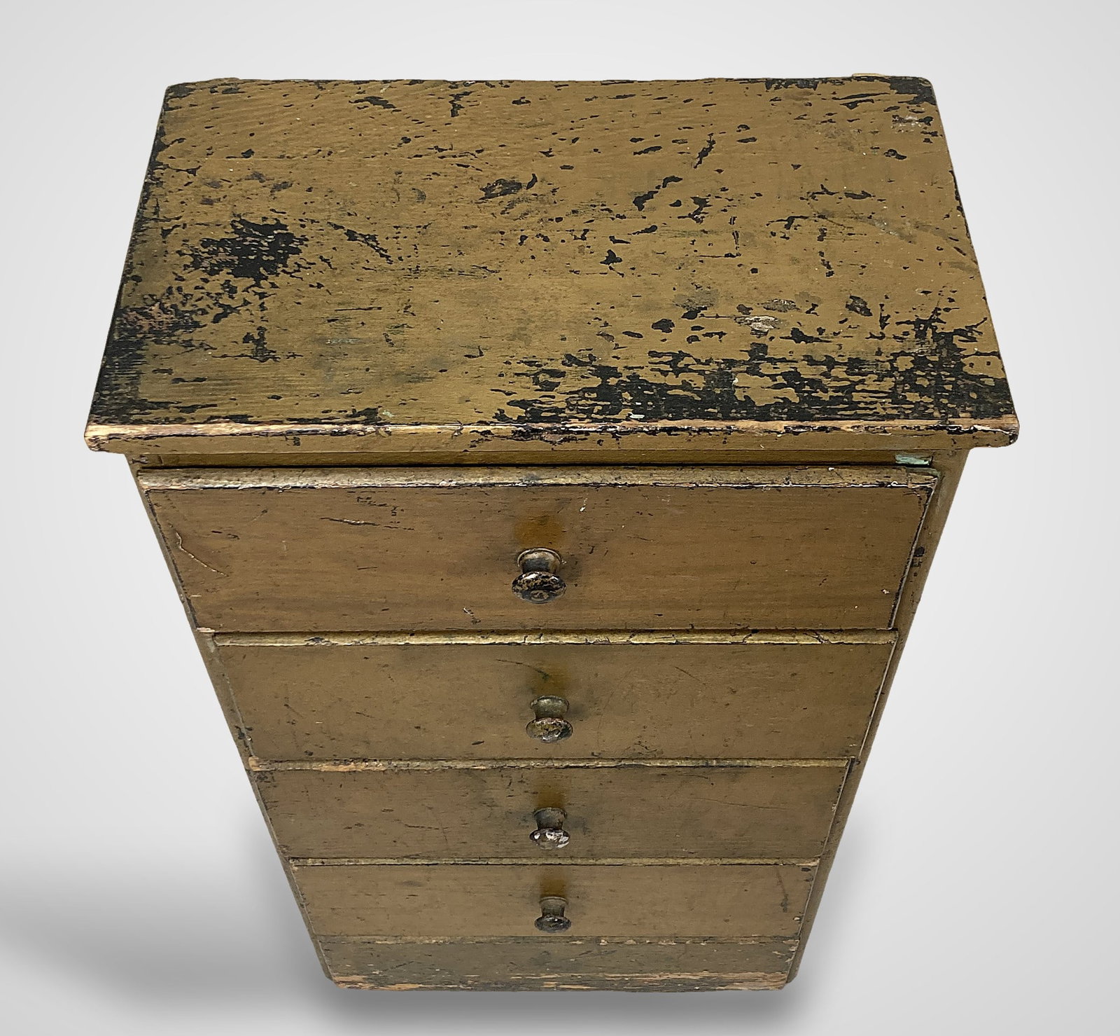 Painted Country Four Drawer Chest - 2