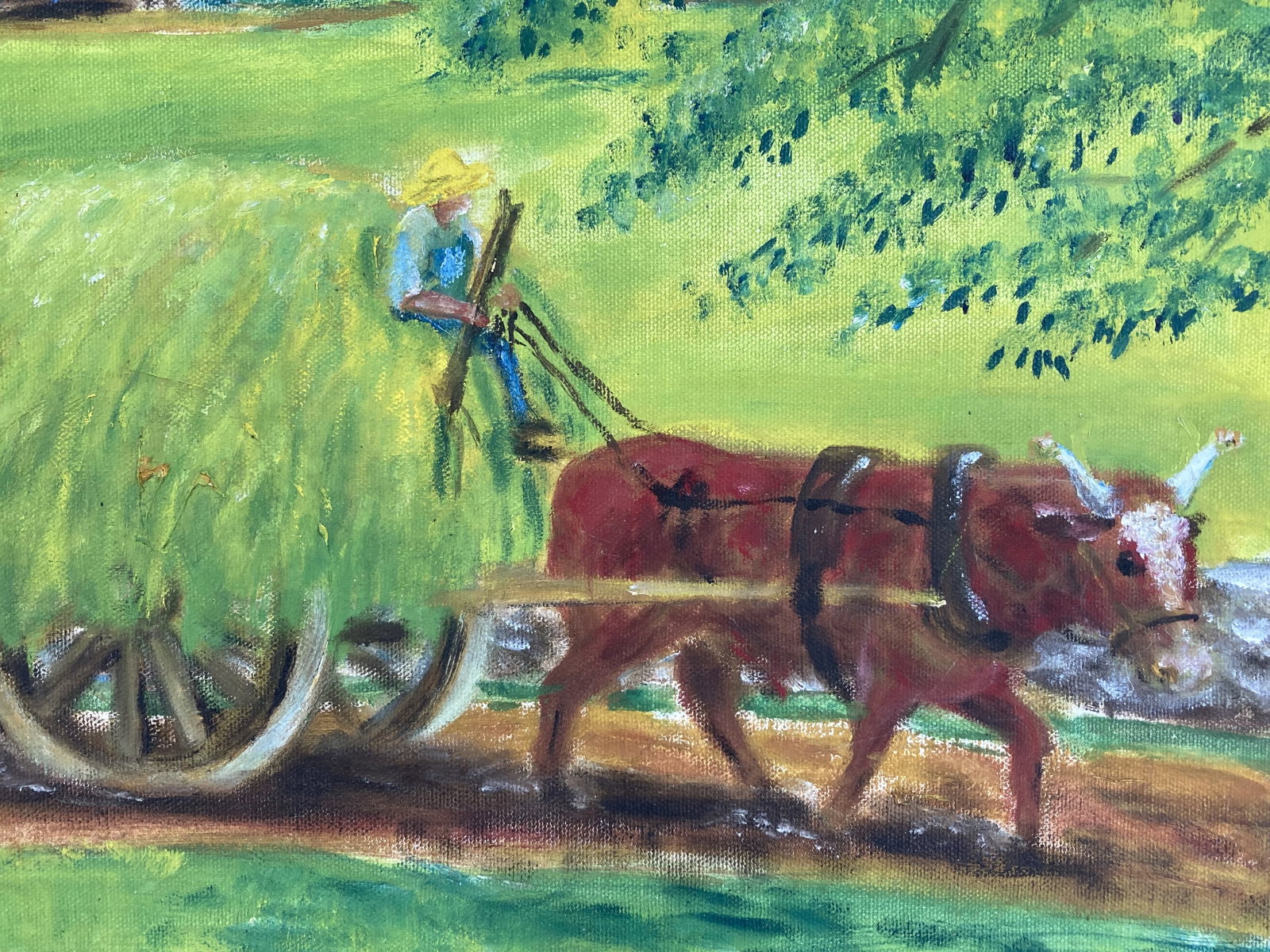 Paul Brendle "Papa" Horning, Country Landscape, Oil Painting - 3