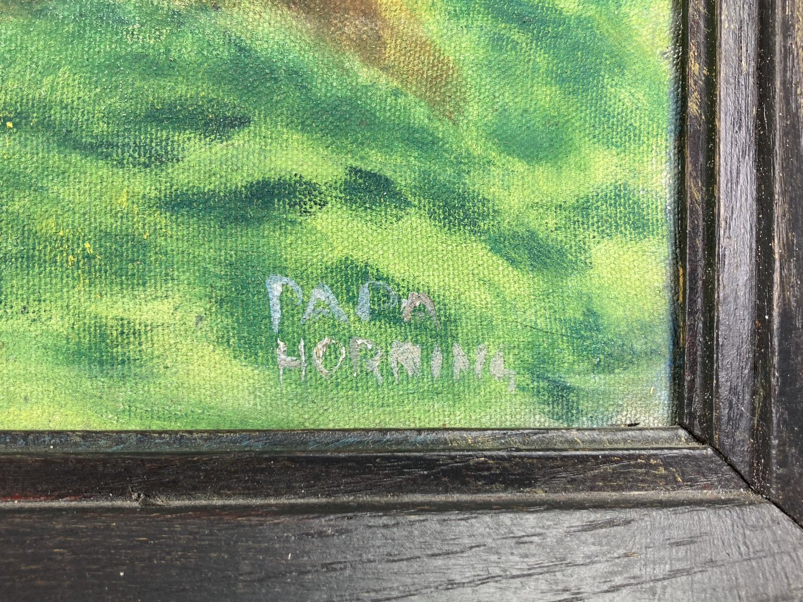 Paul Brendle "Papa" Horning, Country Landscape, Oil Painting - 4