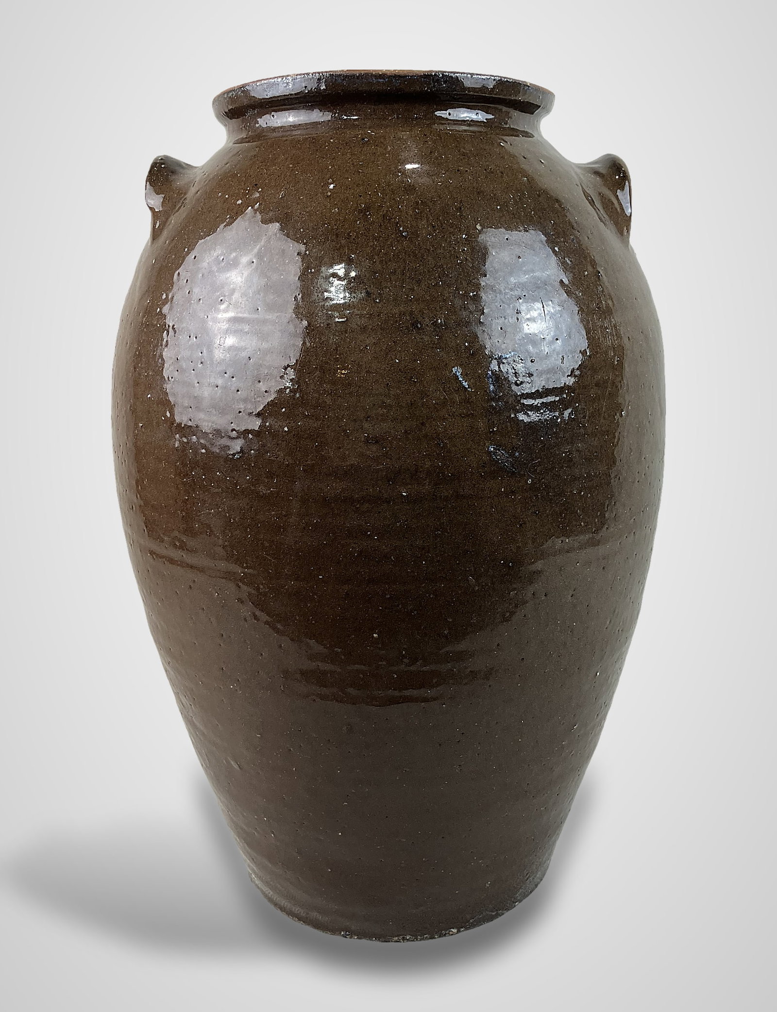 Four Gallon Glazed Stoneware Storage Jar - 2