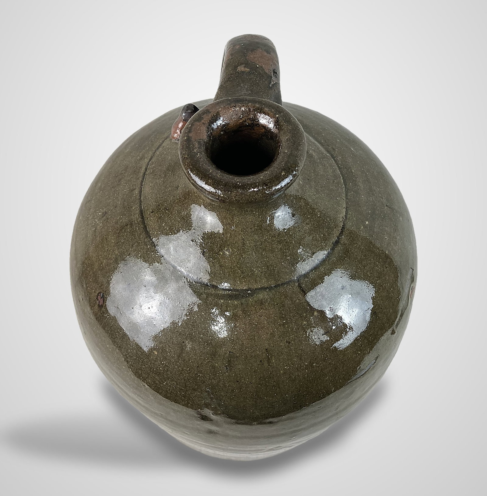 Alabama Alkaline Glaze Stoneware Jug - 8