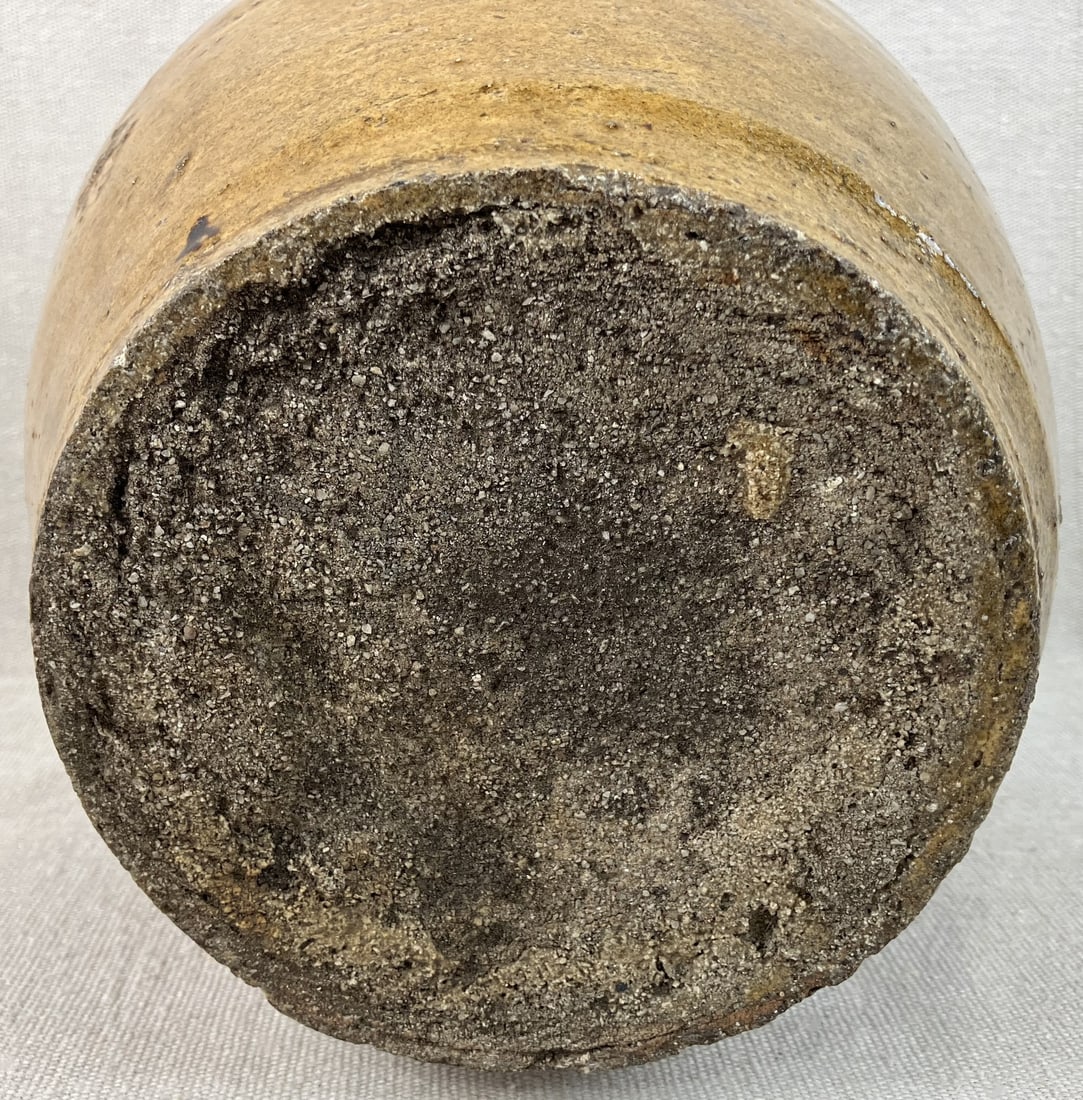 Glazed Stoneware Storage Jar - 7