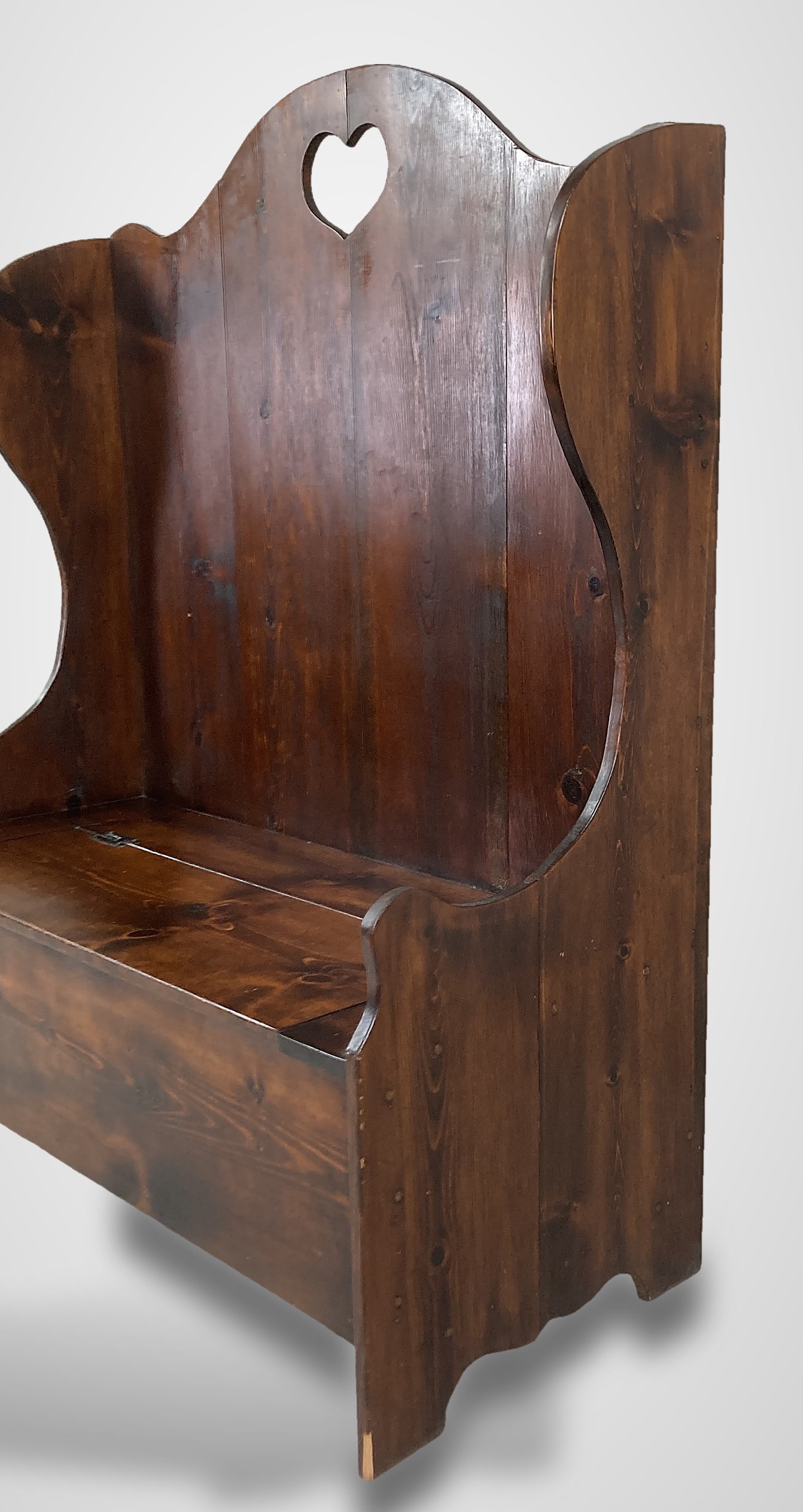 Pine Country Settle Bench - 4