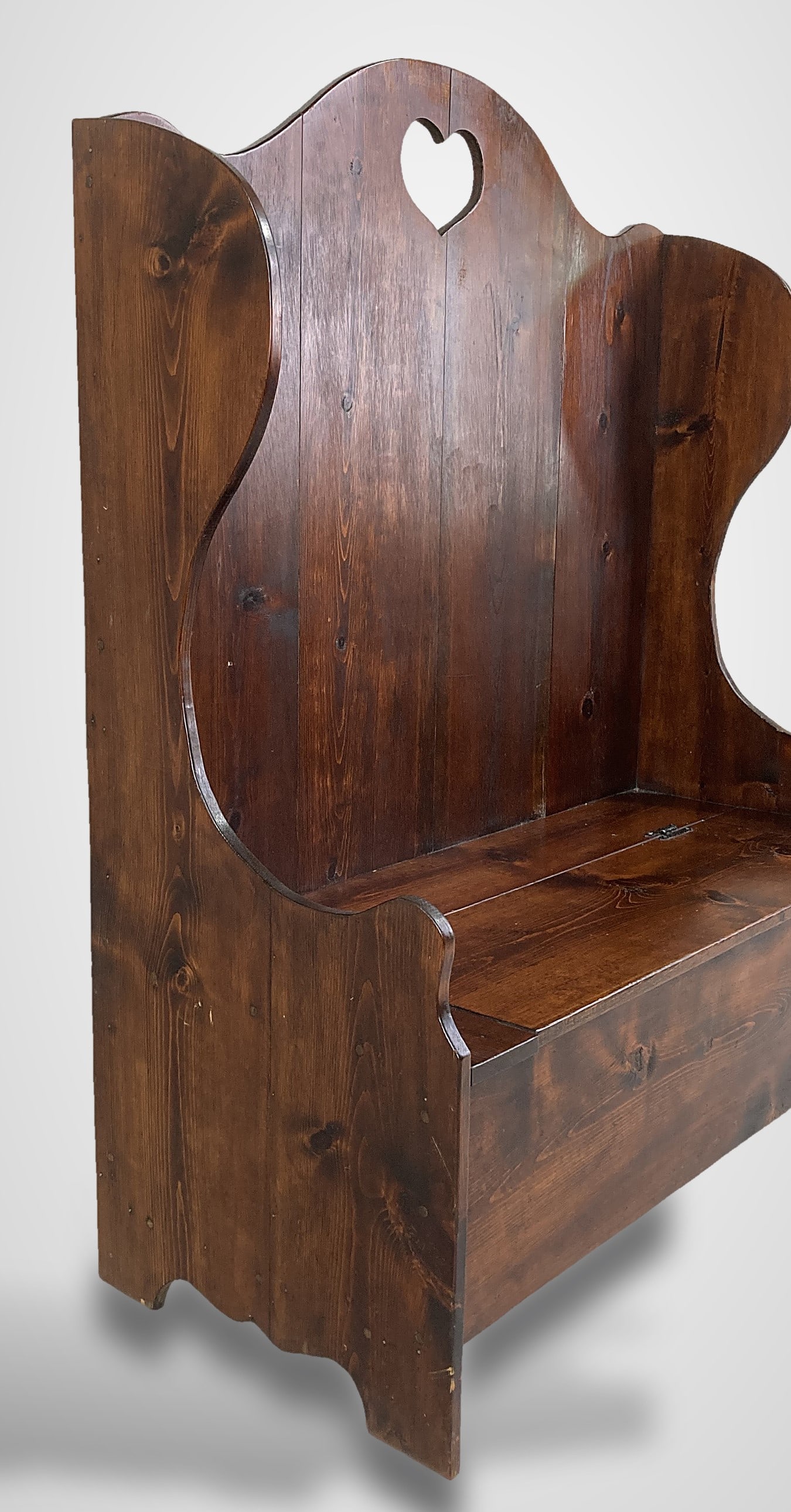 Pine Country Settle Bench - 5