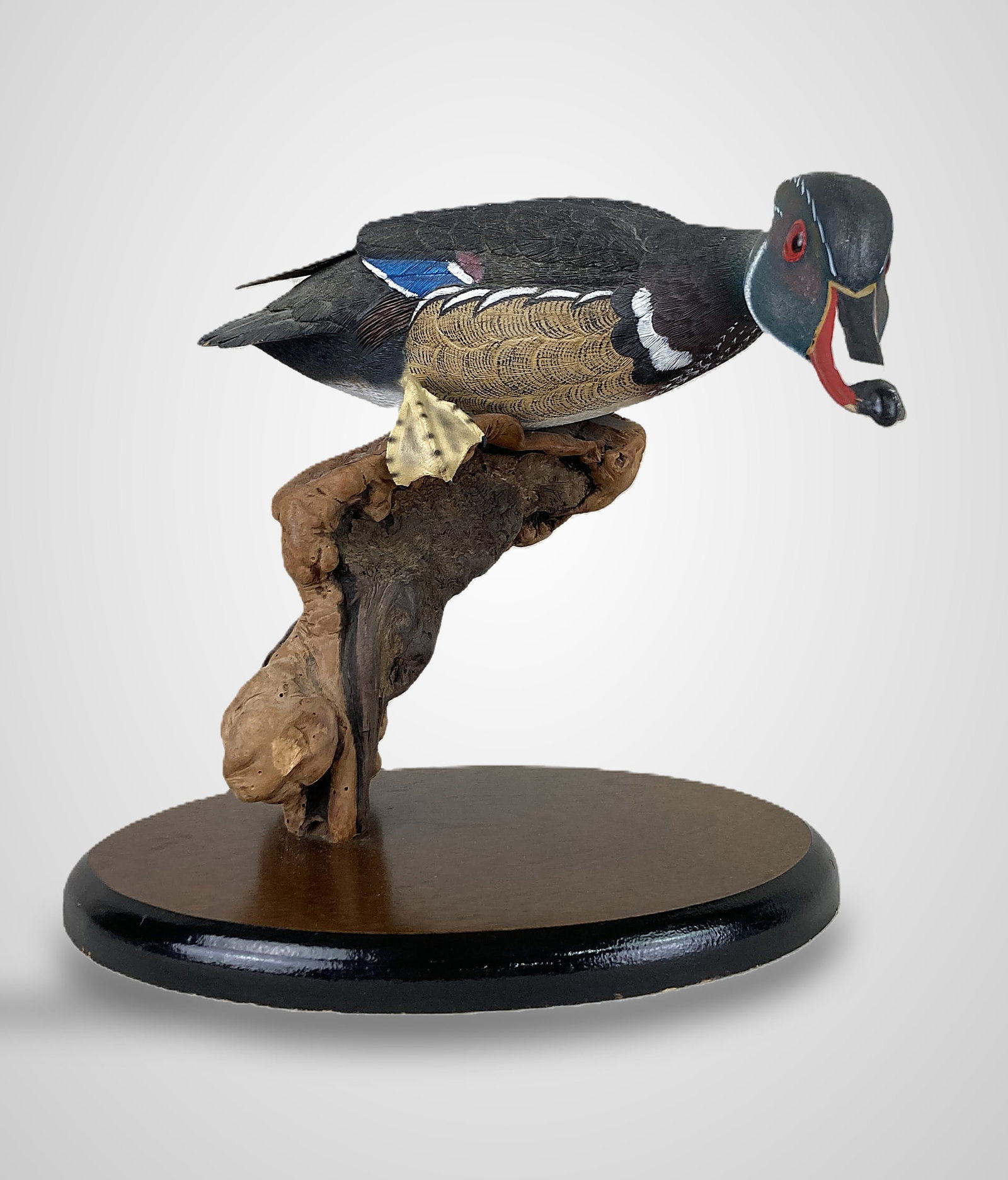William Veasey Wood Duck Sculpture - 2
