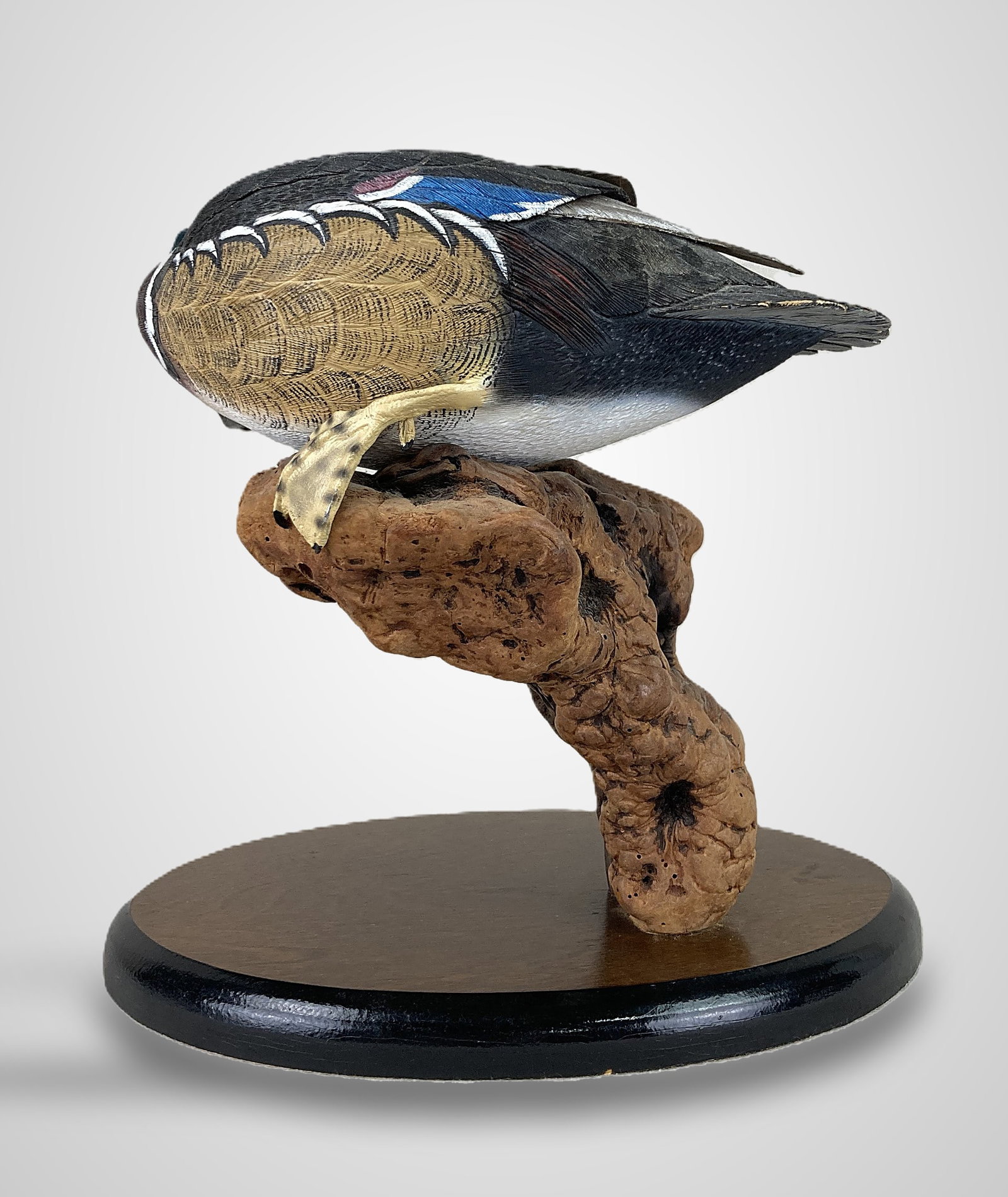 William Veasey Wood Duck Sculpture - 4