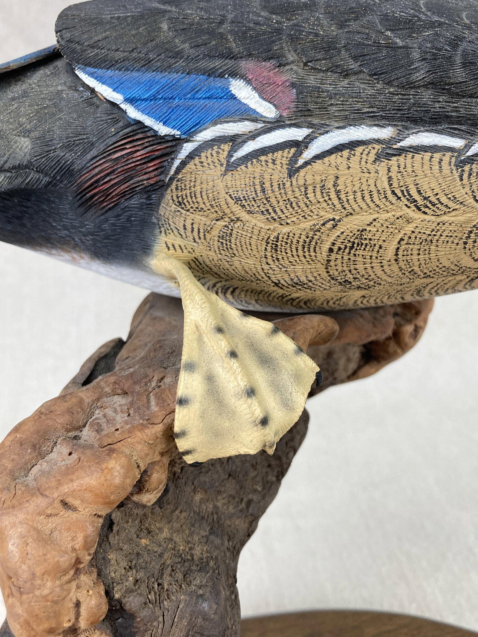 William Veasey Wood Duck Sculpture - 6