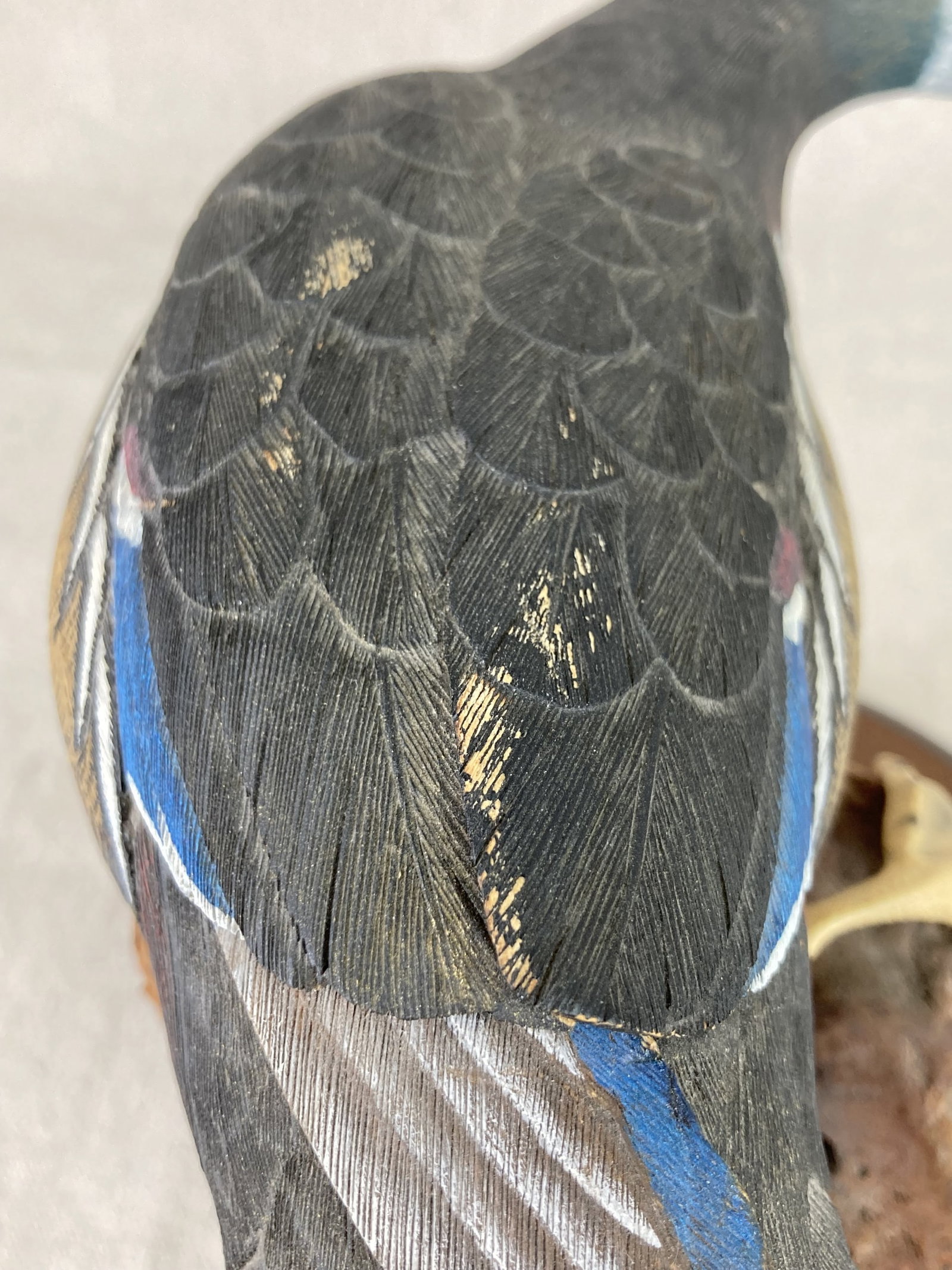 William Veasey Wood Duck Sculpture - 8