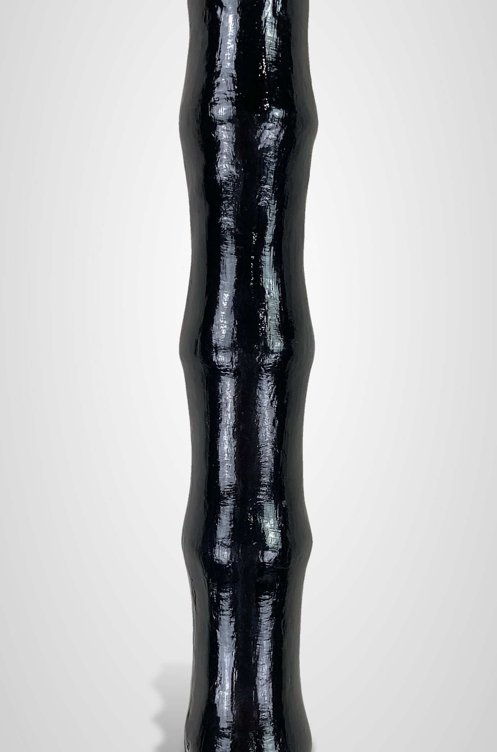 Folk Art Polychrome Hunting Dog Cane - 6