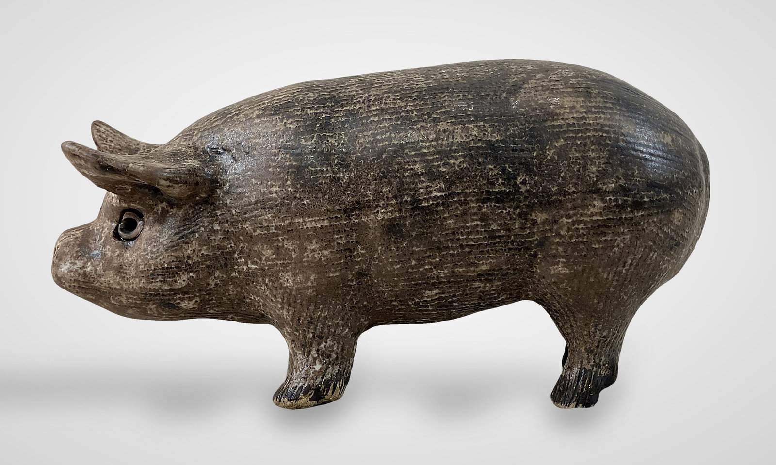 Glazed Pottery Pig - 3