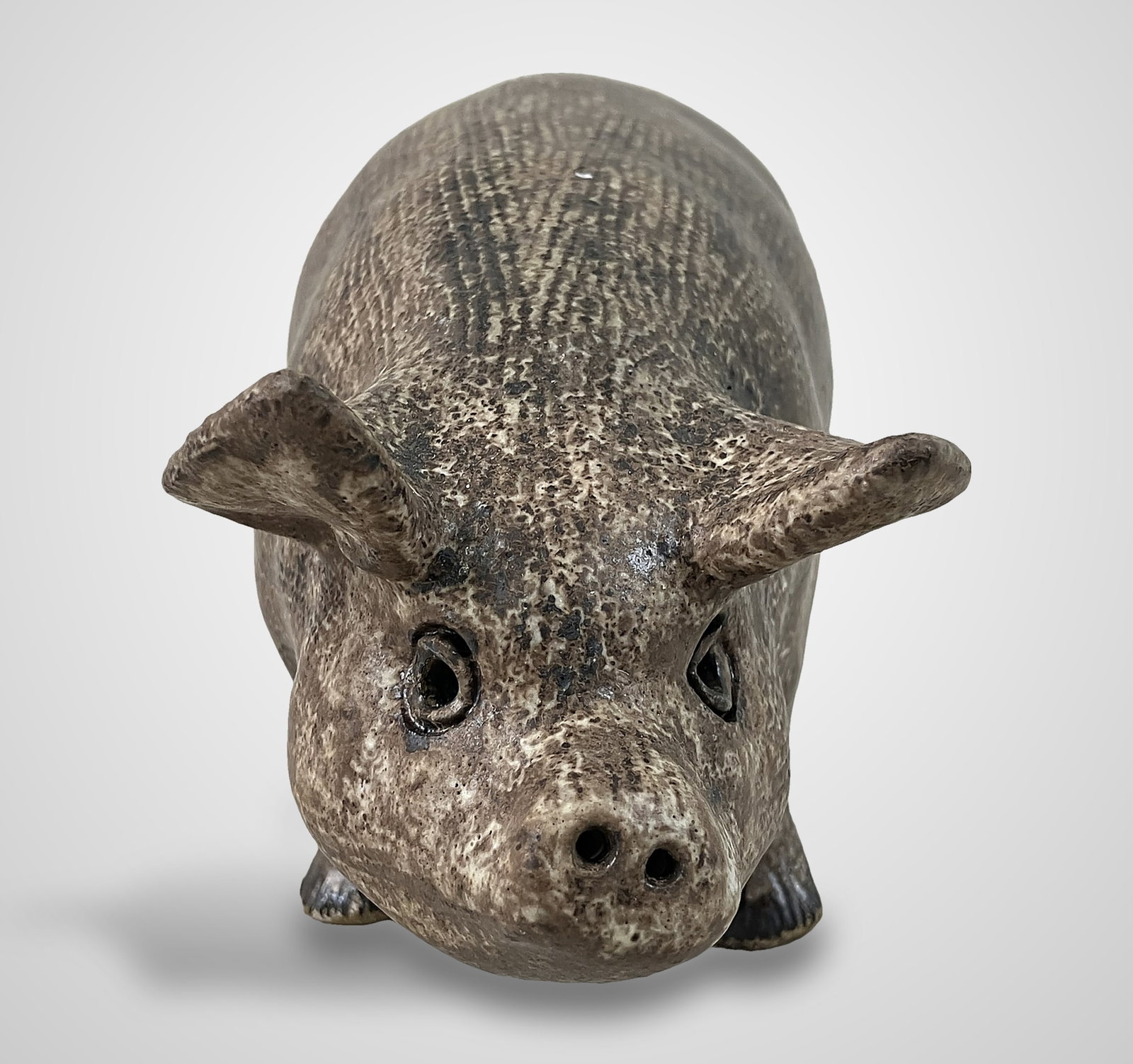 Glazed Pottery Pig - 4