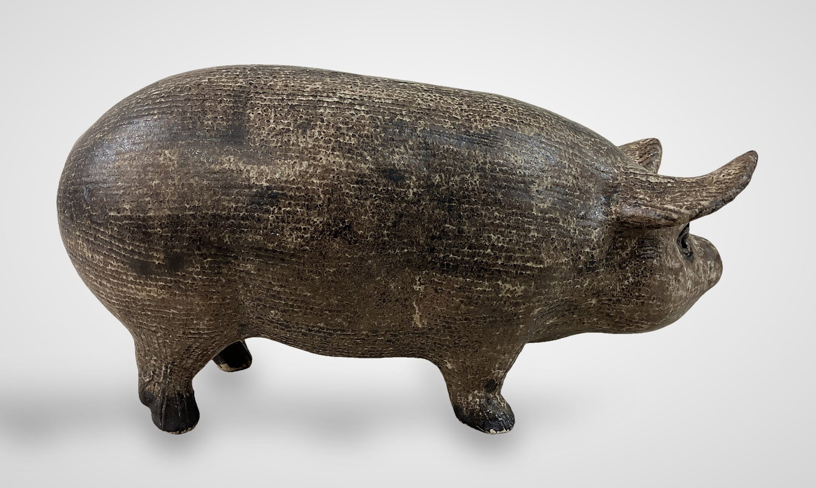 Glazed Pottery Pig - 6