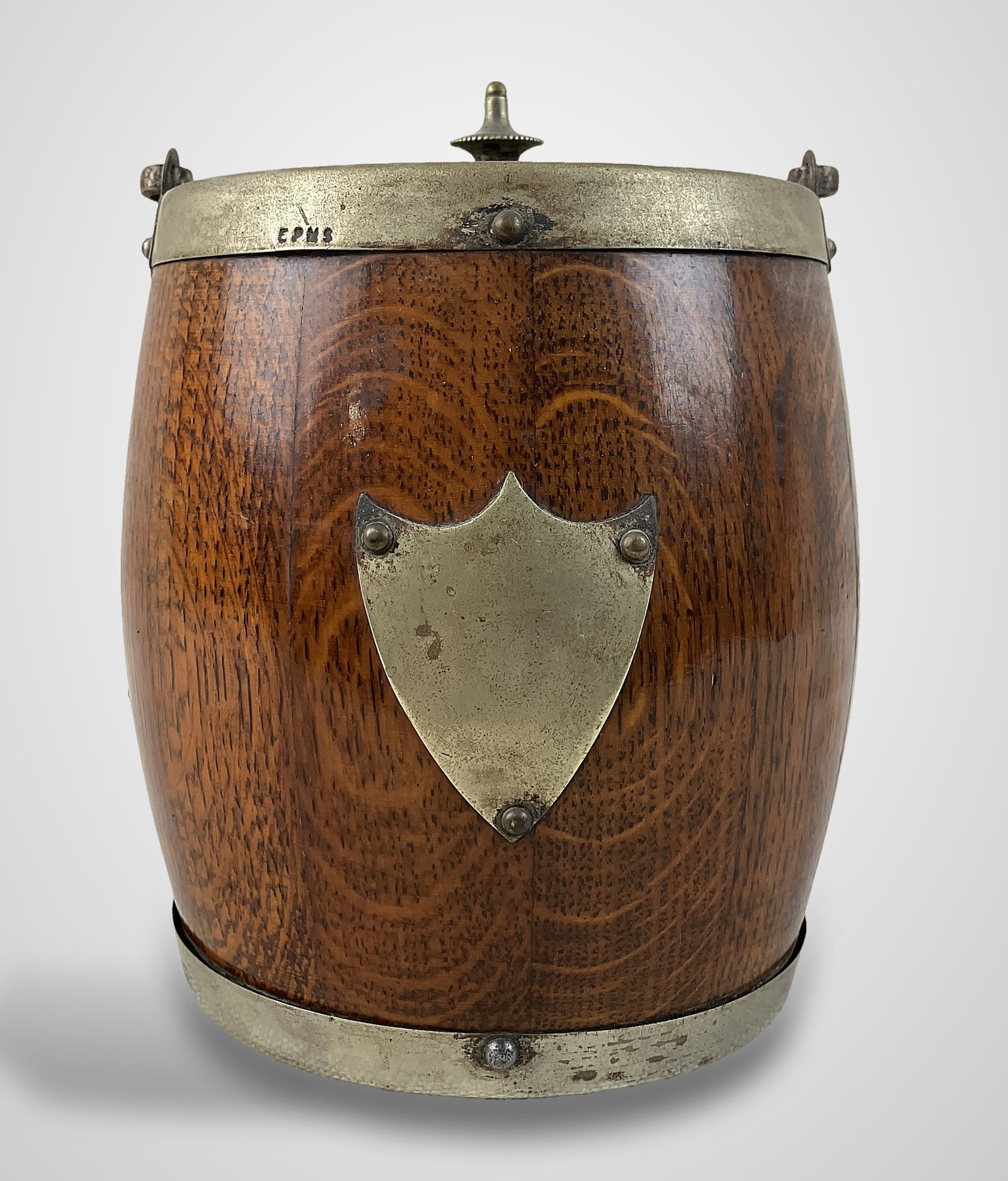 Antique English Biscuit Barrel - 2