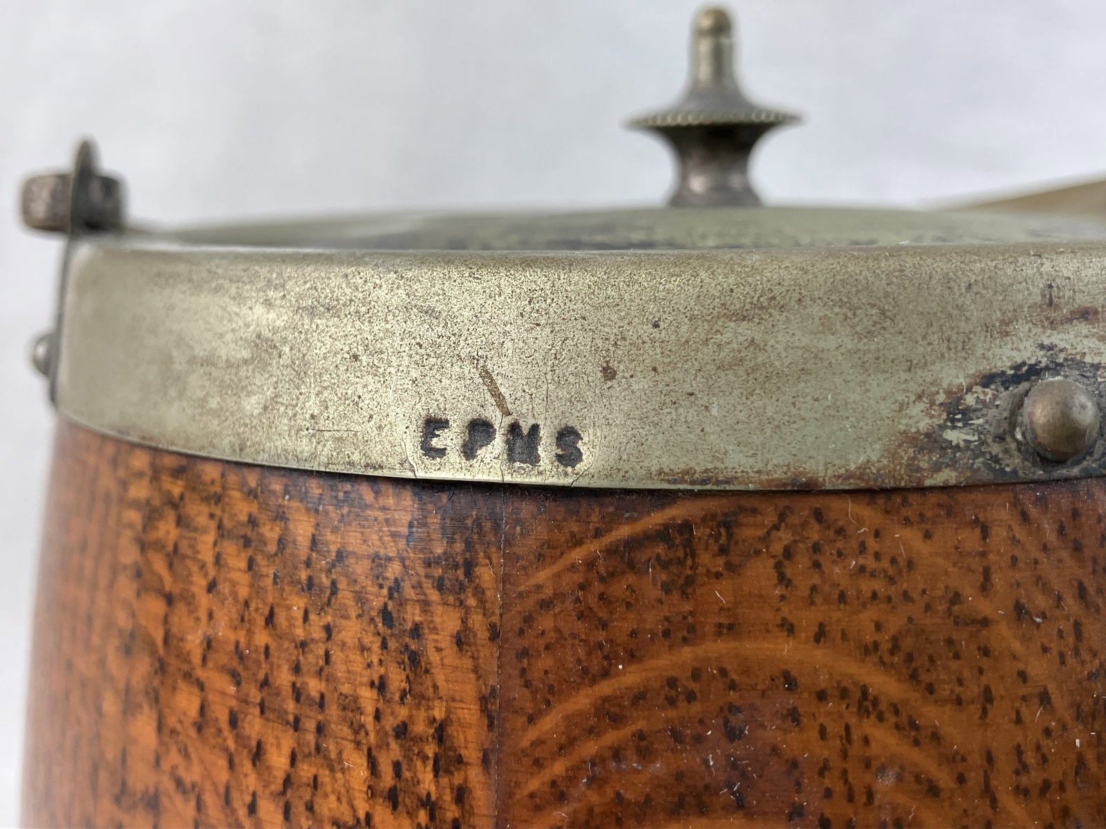 Antique English Biscuit Barrel - 3