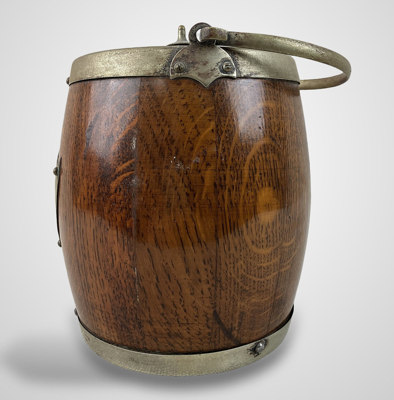 Antique English Biscuit Barrel - 8