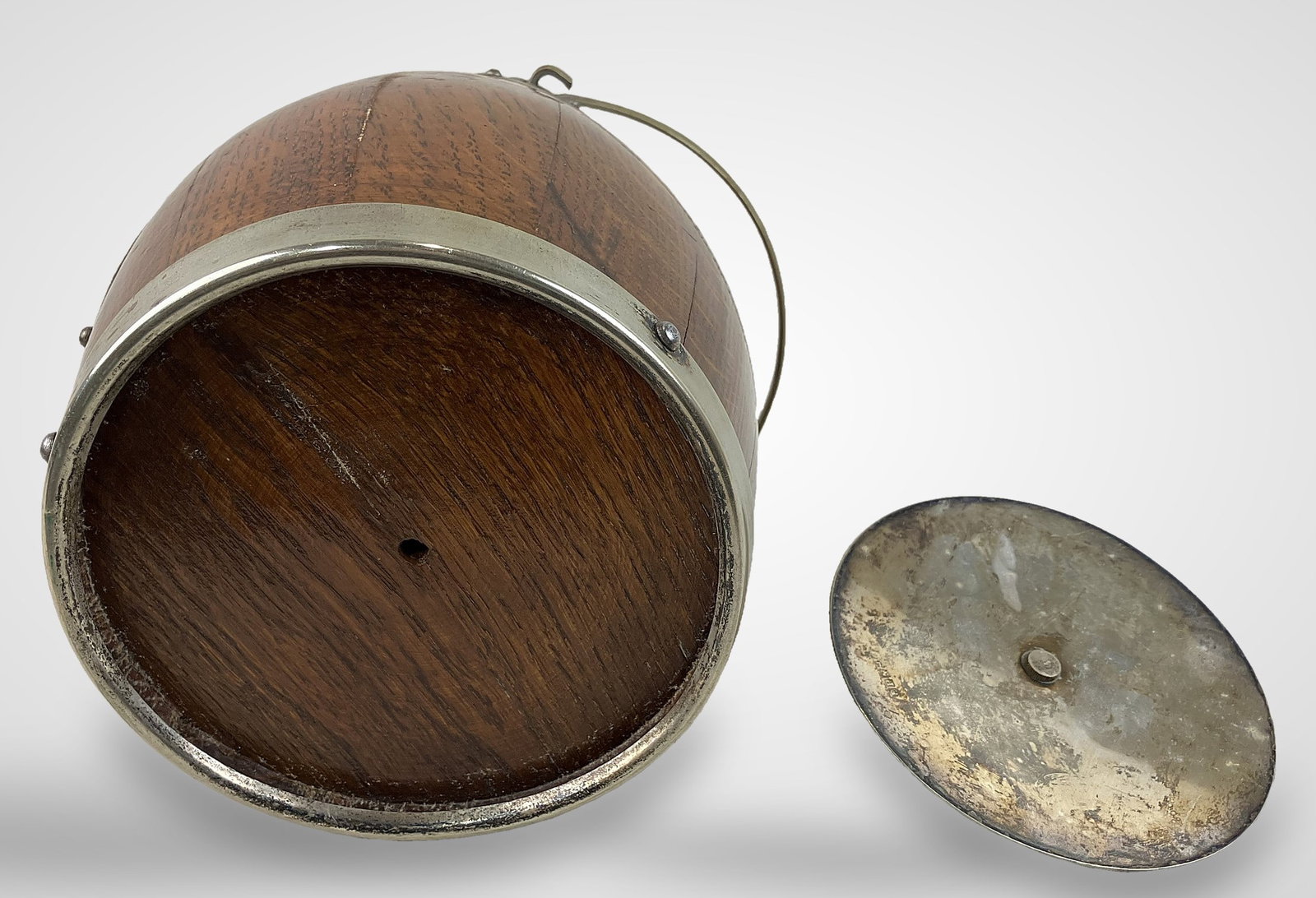 Antique English Biscuit Barrel - 9