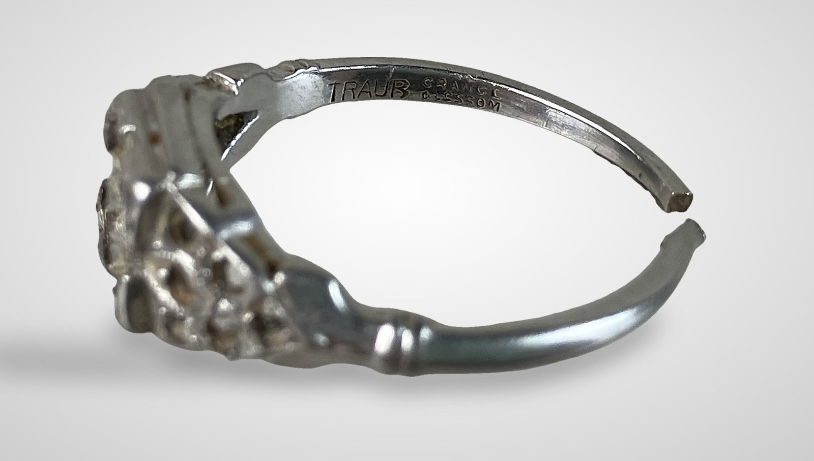 Three Rings Including Platinum and Gold Including Traub - 6