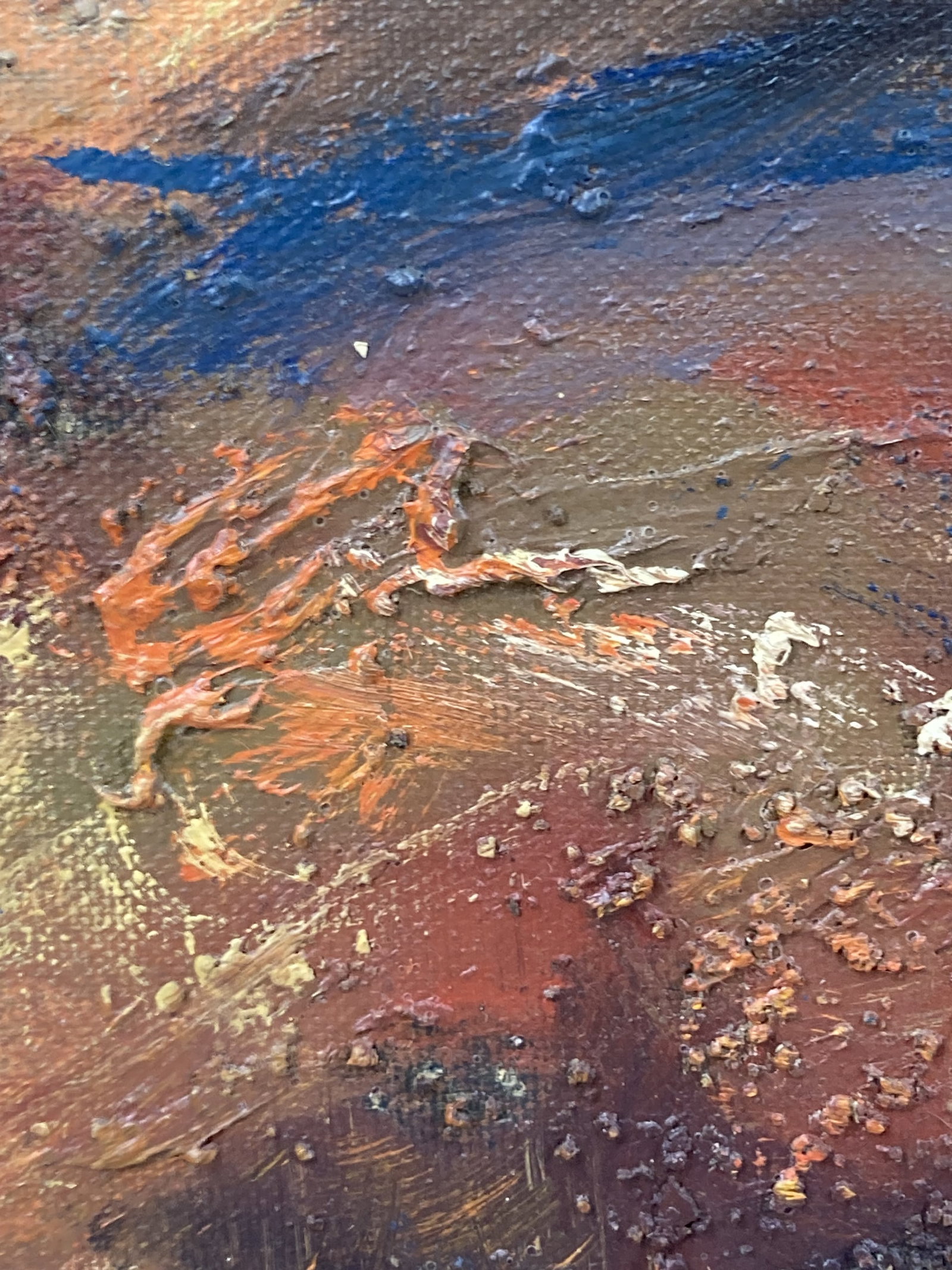 Charles Kermit Ewing, Mid-Century Abstract, Oil Painting - 3