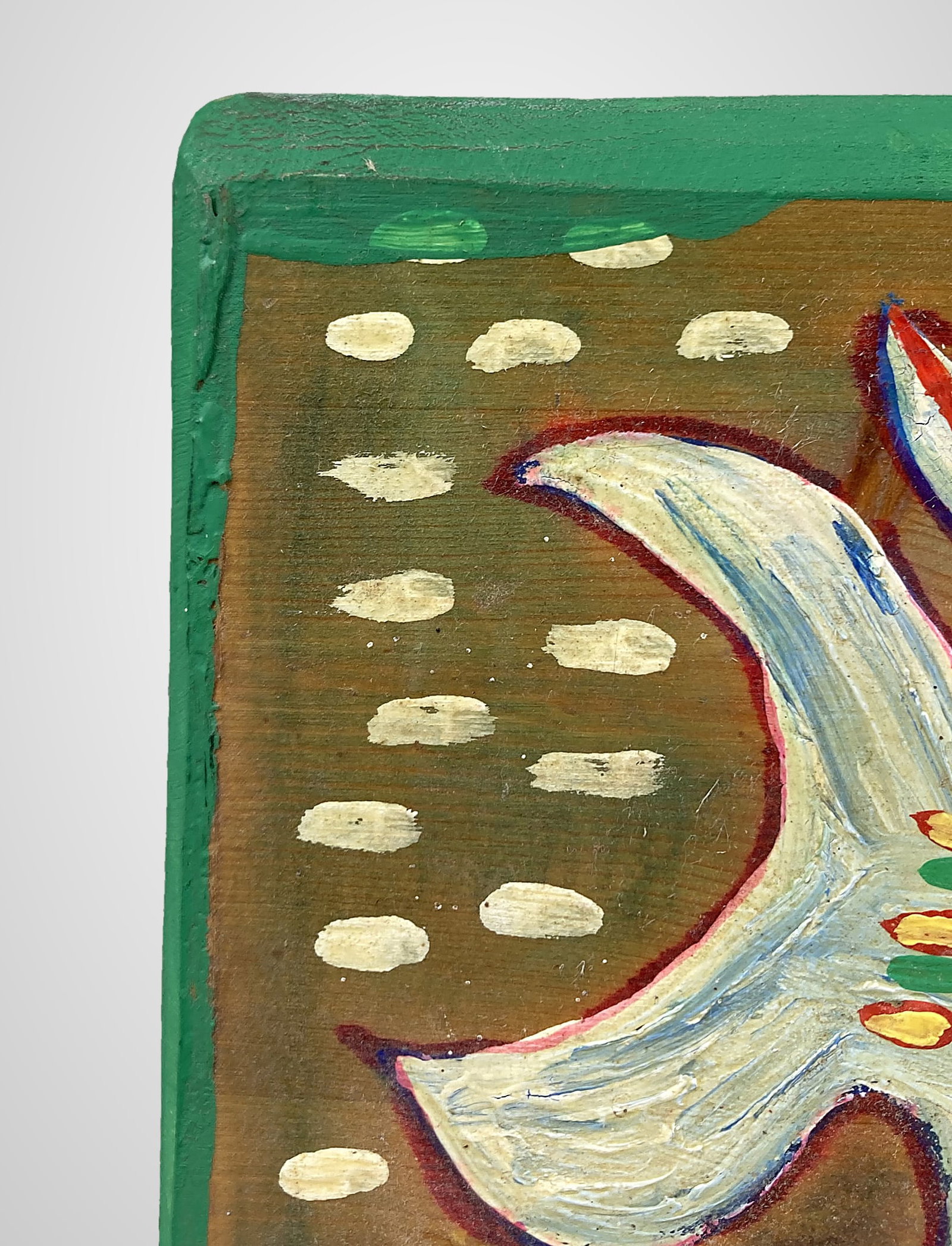 Folk Art Cat Painting - 5