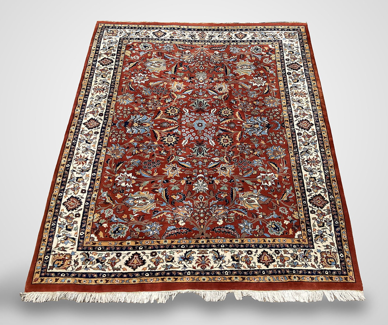 20th Century Hand Knotted Kashan Rug (1 of 5)