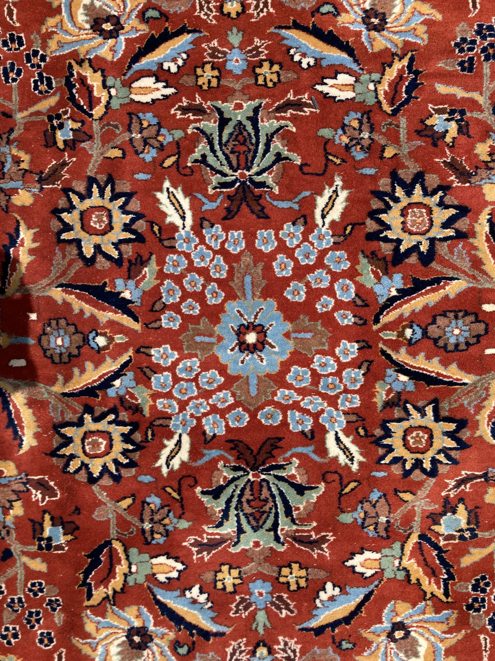 20th Century Hand Knotted Kashan Rug - 2