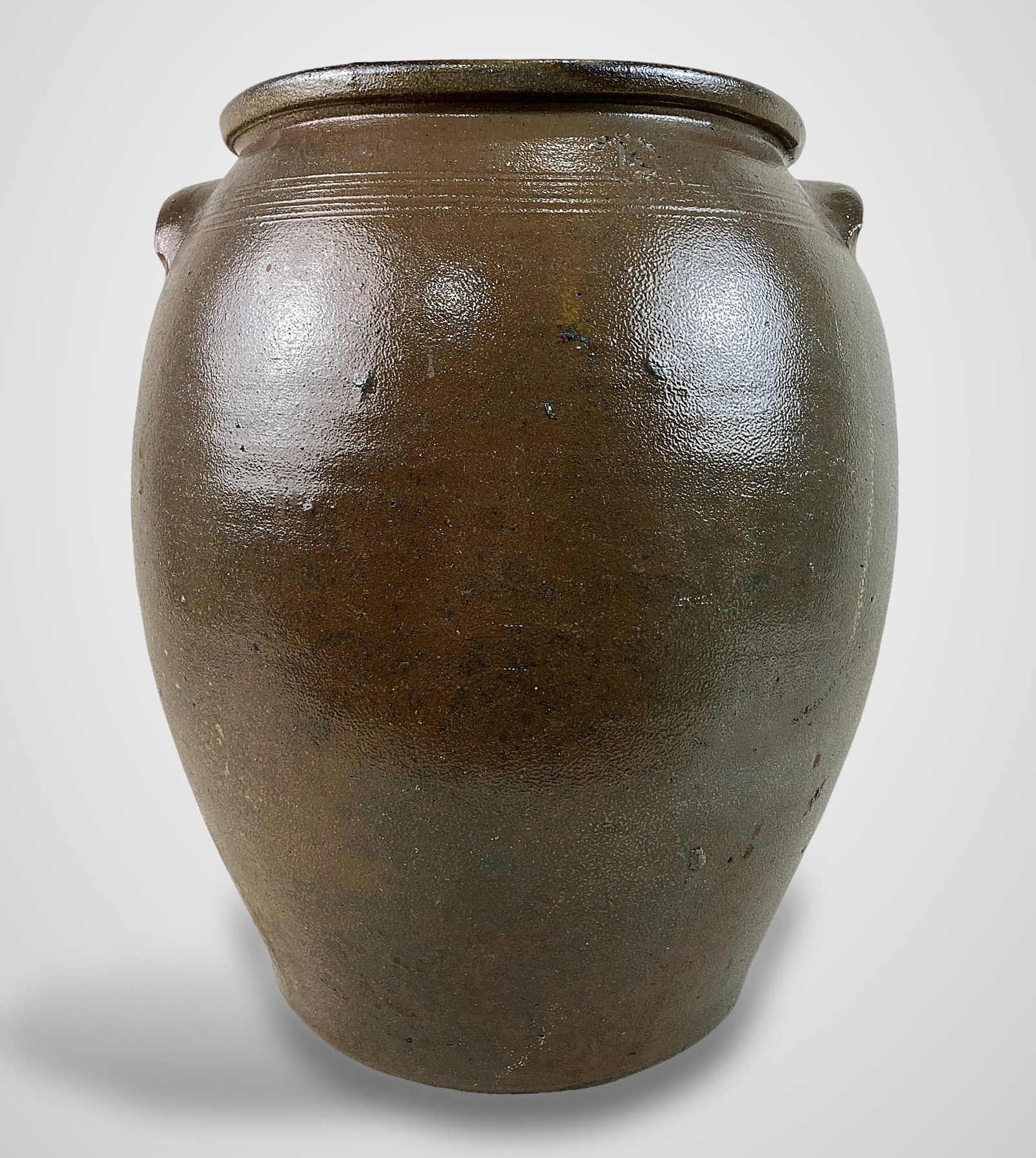 Early Virginia Stoneware Storage Jar - 2