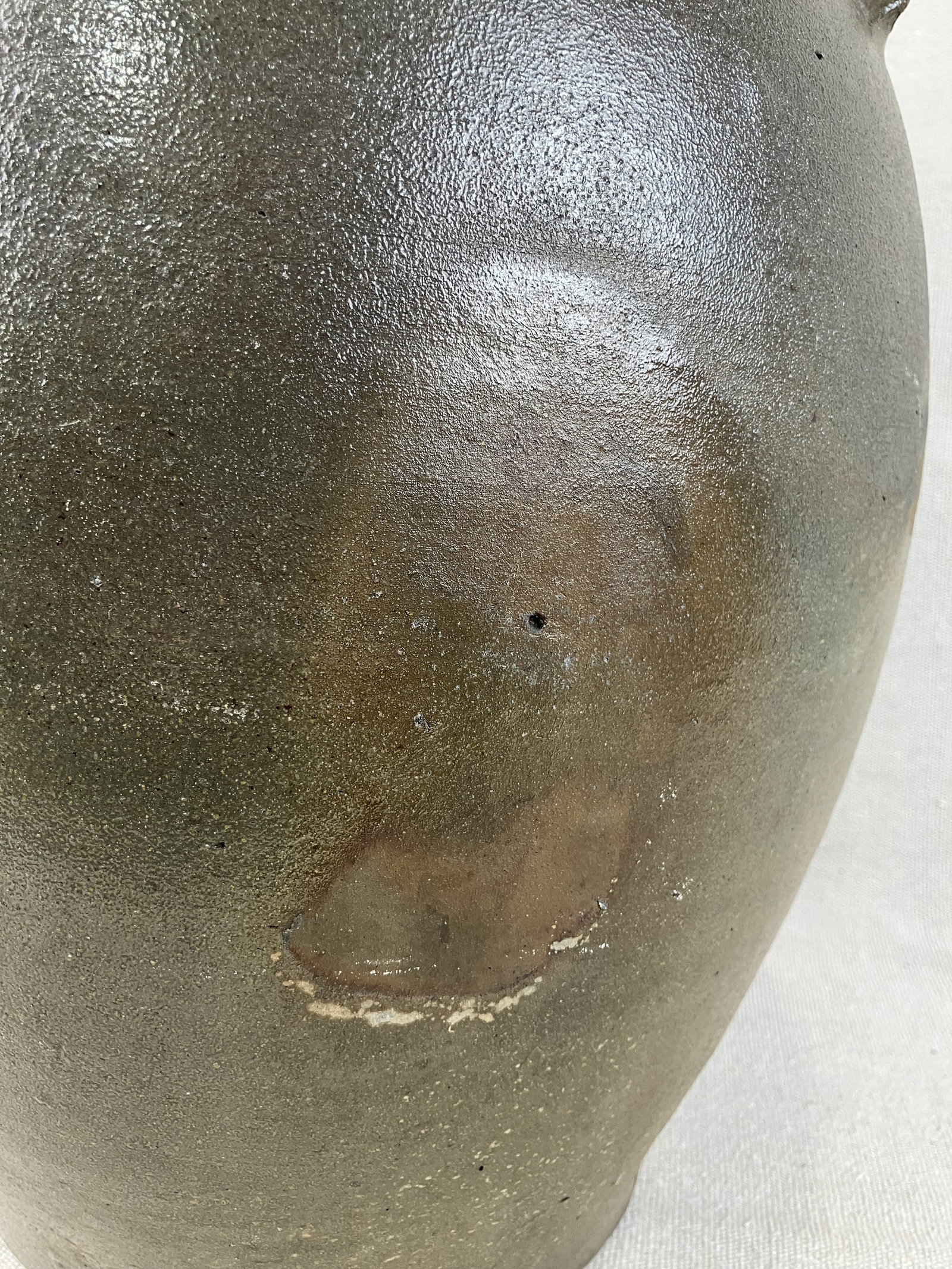 Early Virginia Stoneware Storage Jar - 9