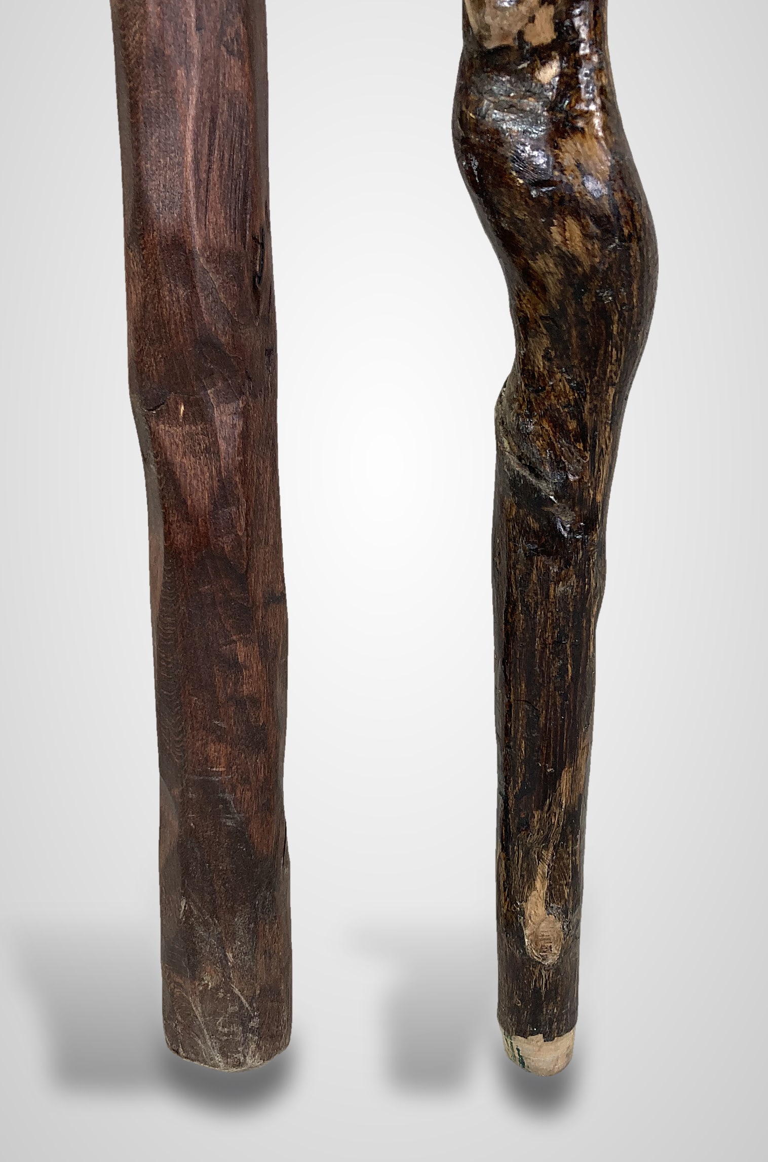 Two Folk Art Carved Canes - 8
