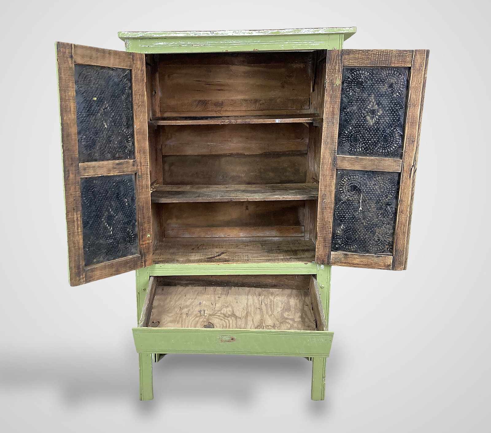 Country Painted Pie Safe - 2