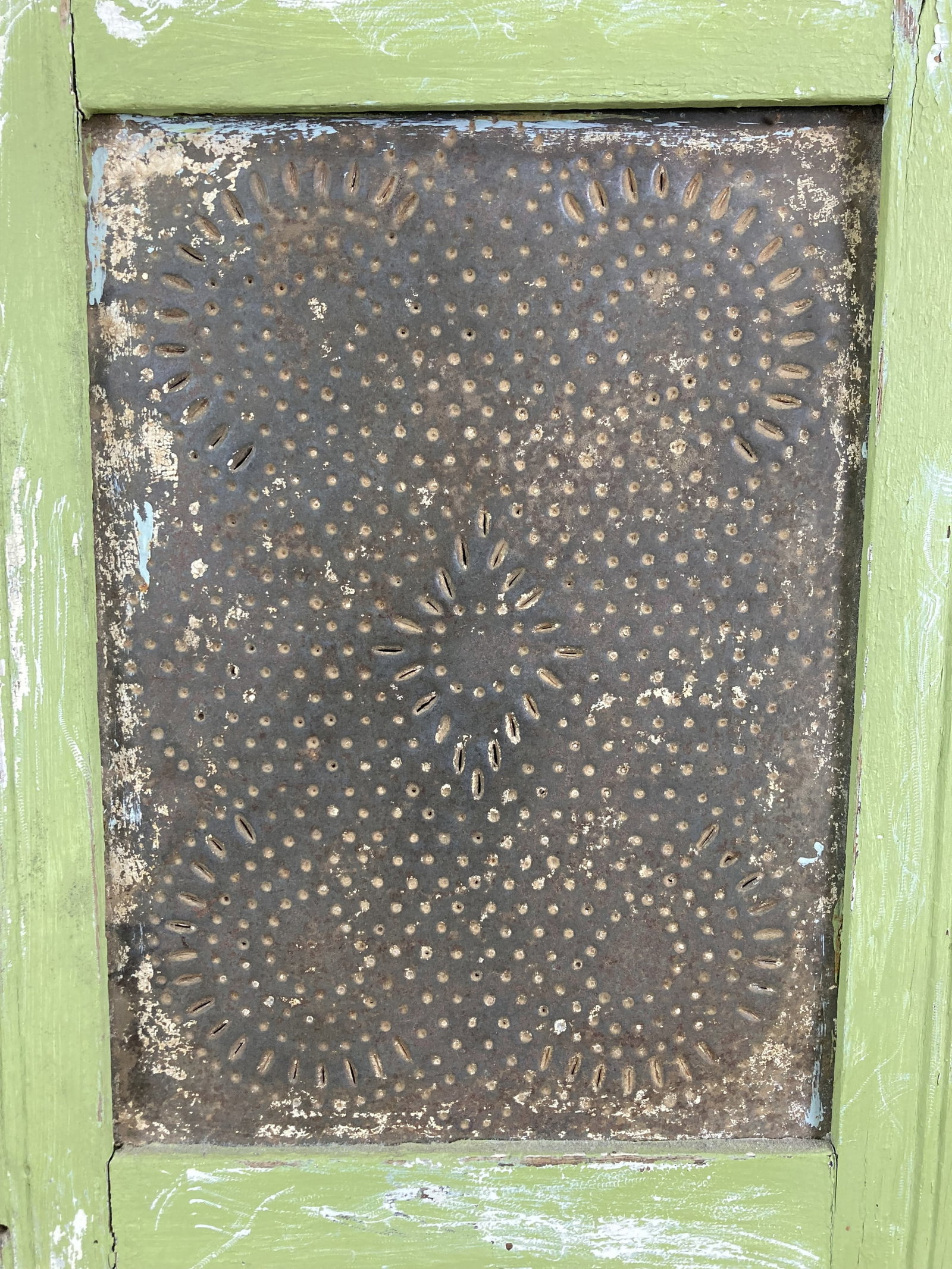 Country Painted Pie Safe - 3