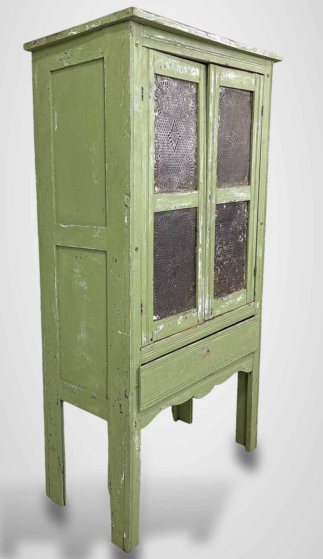 Country Painted Pie Safe - 5