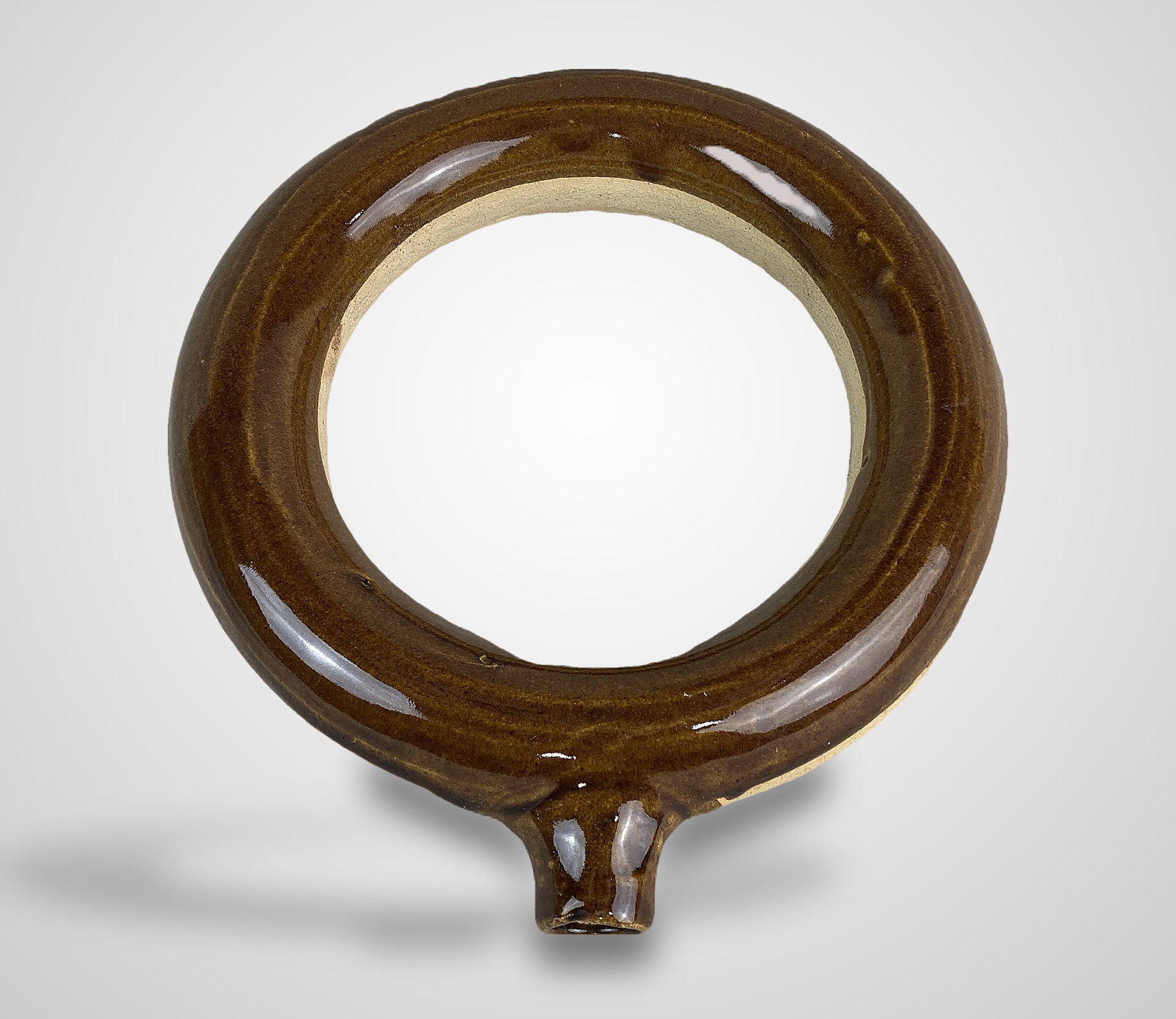 E.J. Brown Pottery Ring Jug - 3
