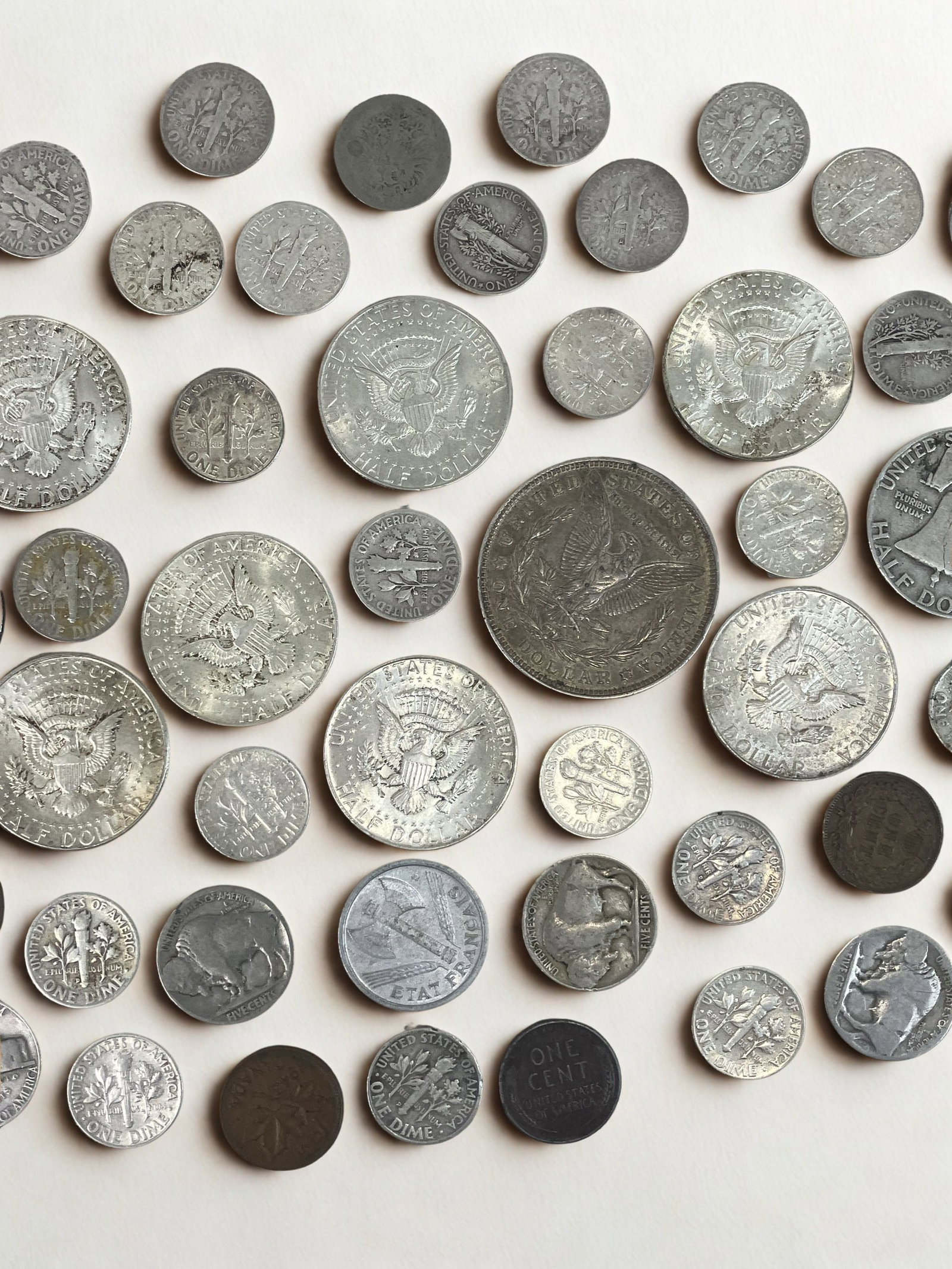 Coin Assortment Including Silver and Susan B. Anthony Filled P - 4