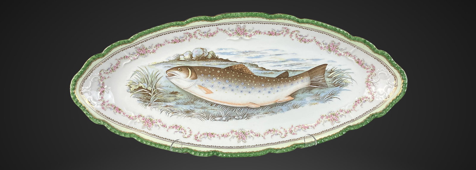 Royal Austria Oscar & Edgar Gutherz Fish Dinnerware - 2