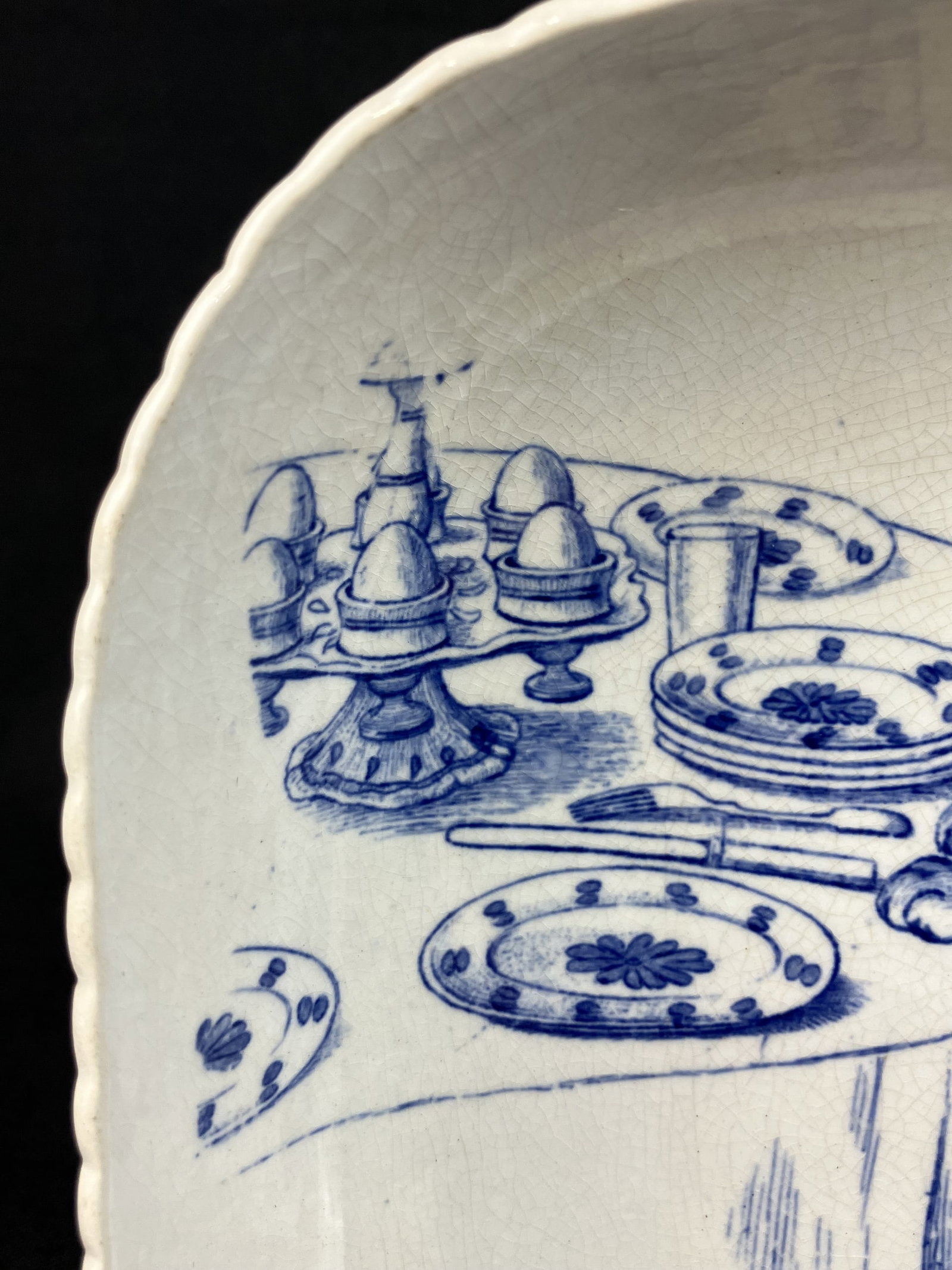 Minton Transferware Cat Dish - 3