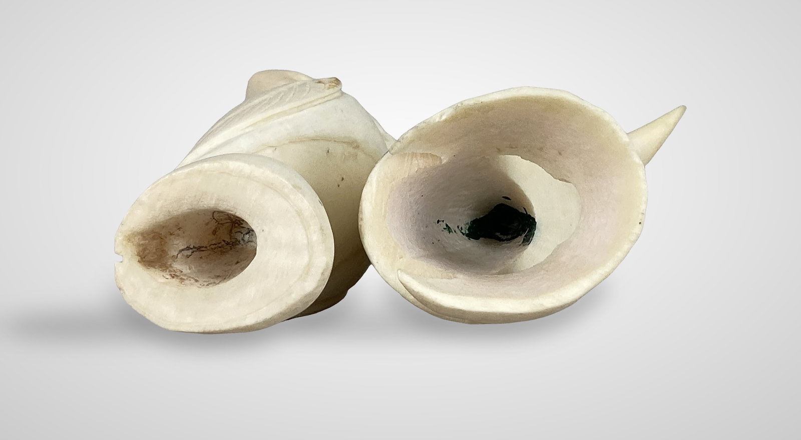 Scrimshaw Carved Bird Figures - 6