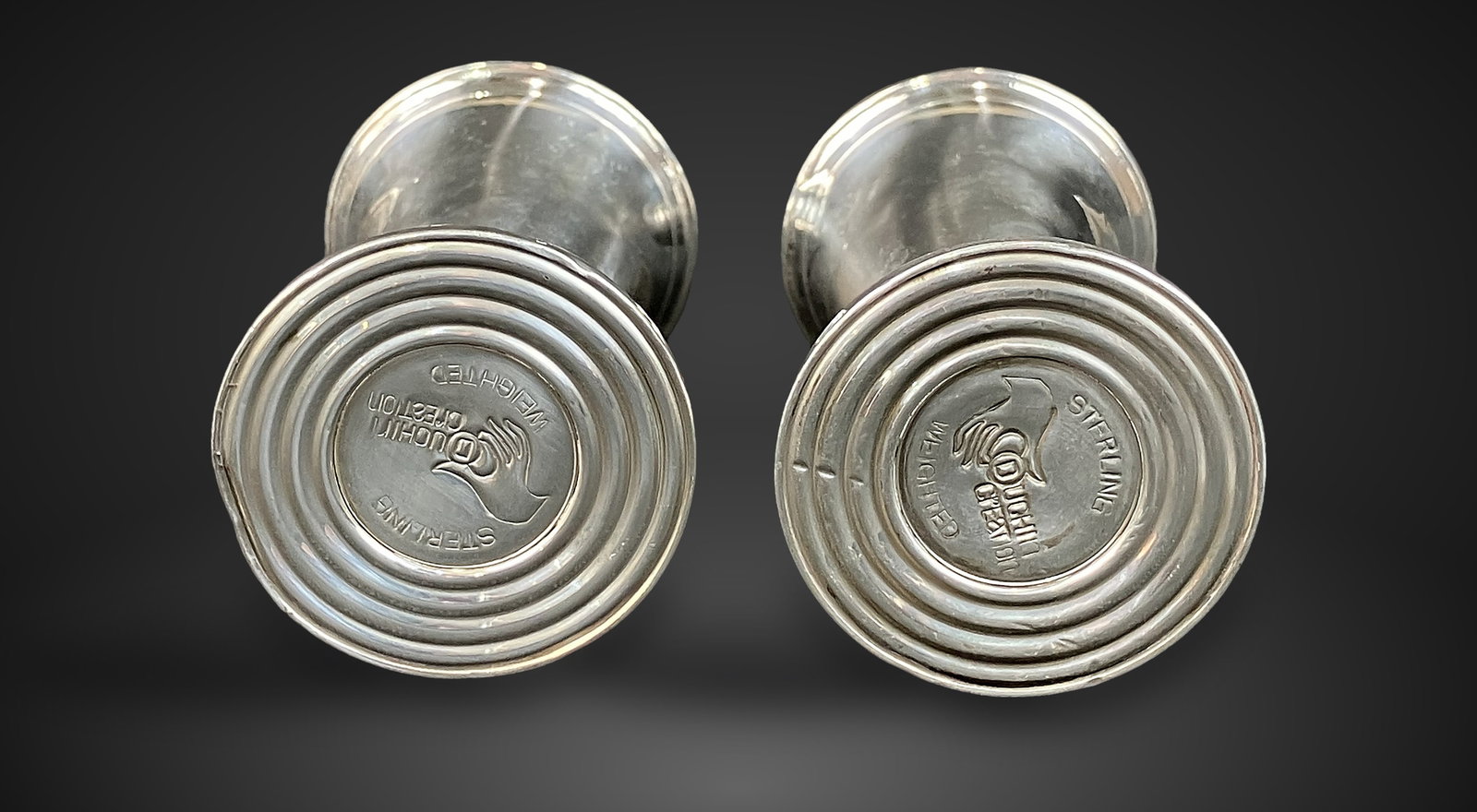 Sterling Silver Salt and Pepper Shakers - 7
