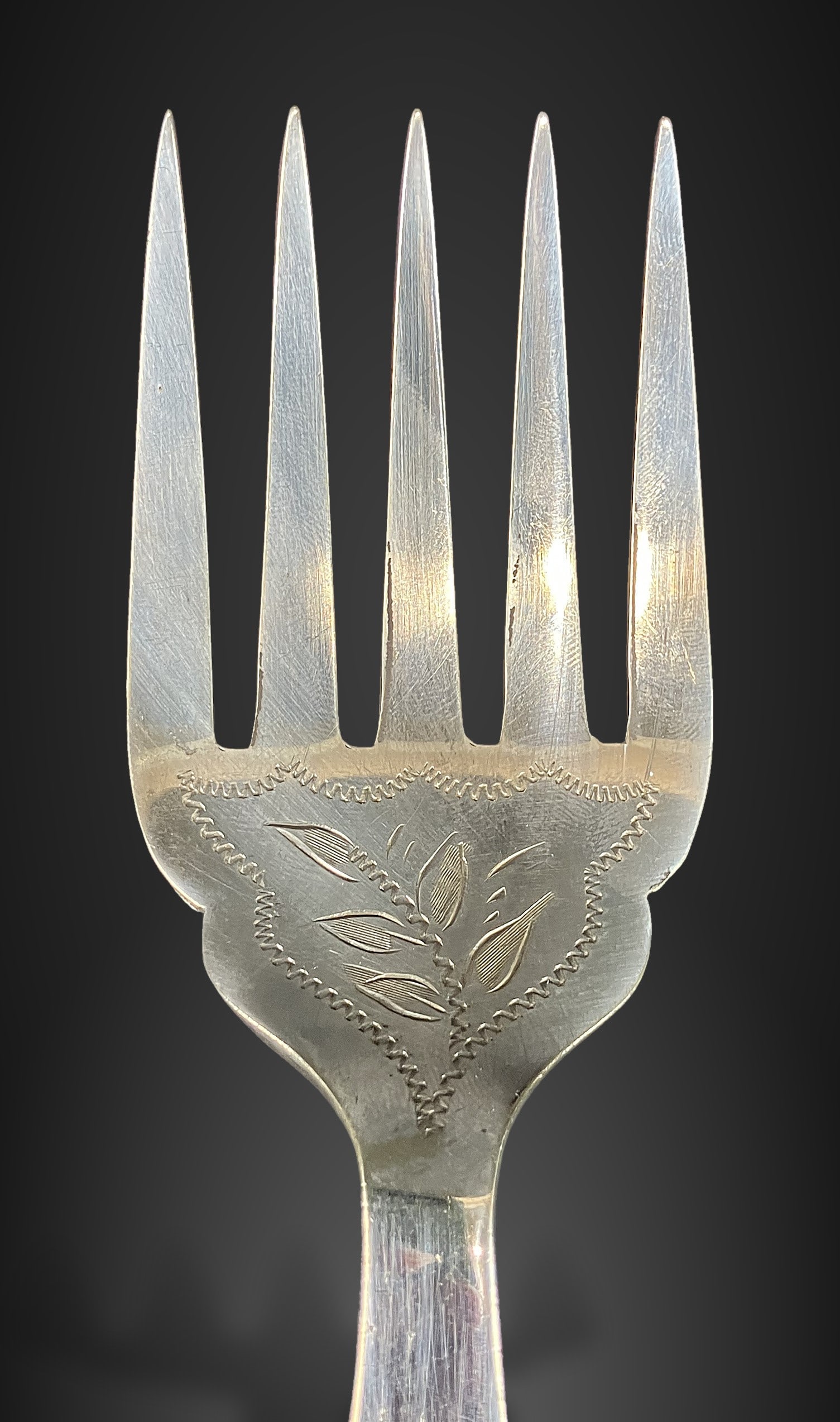 Sterling Silver Handled Serving Fork - 3