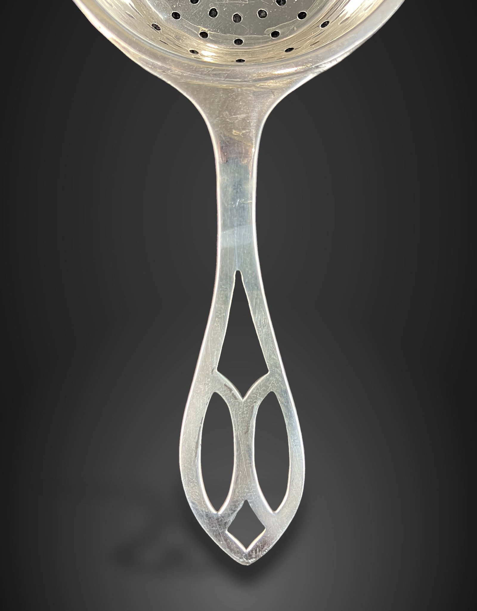 Sterling Silver Tea Strainer, 1920s - 2