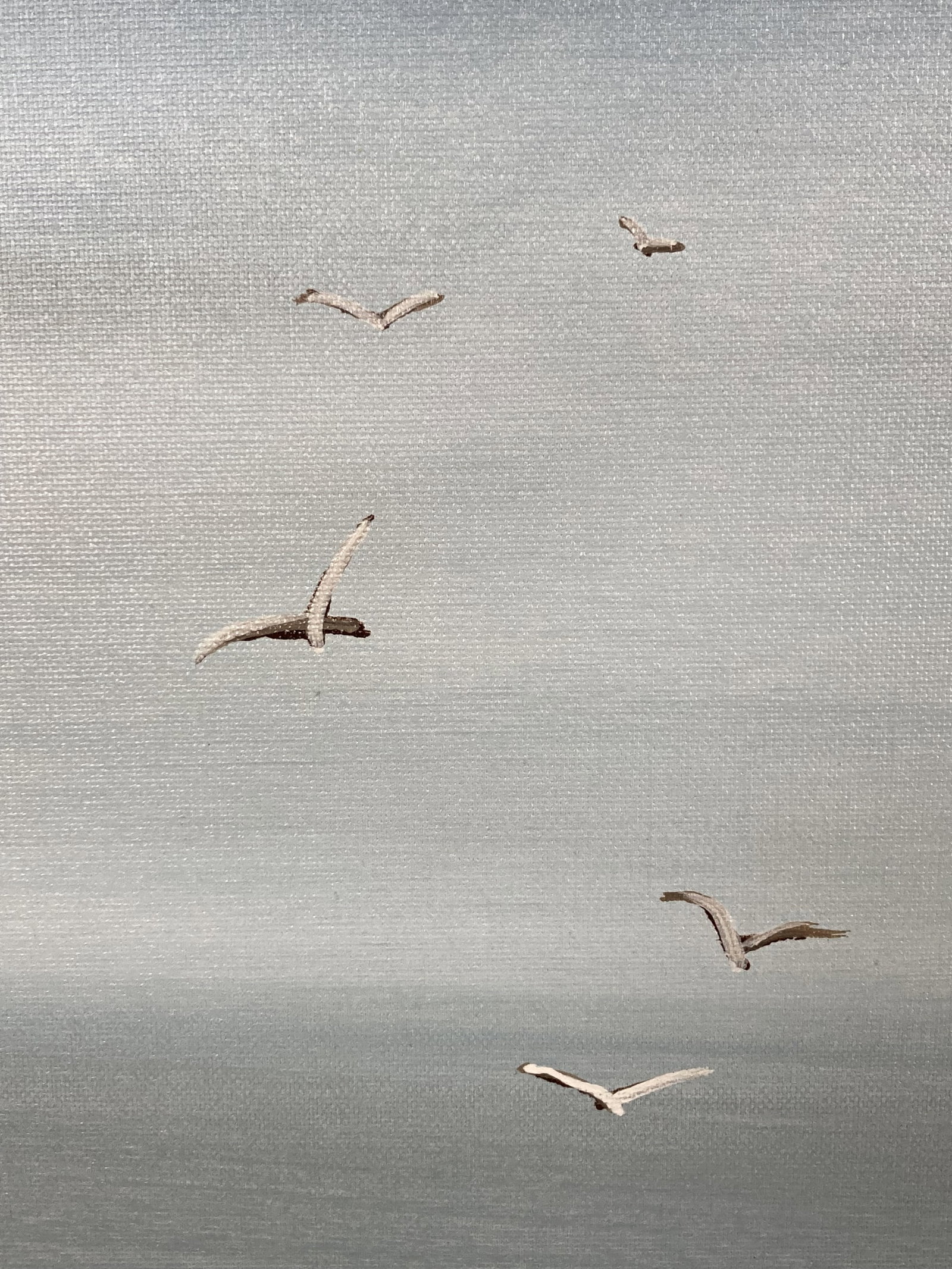 Gene Arnett, Mid-Century Coastal Beachscape, Oil Painting - 4