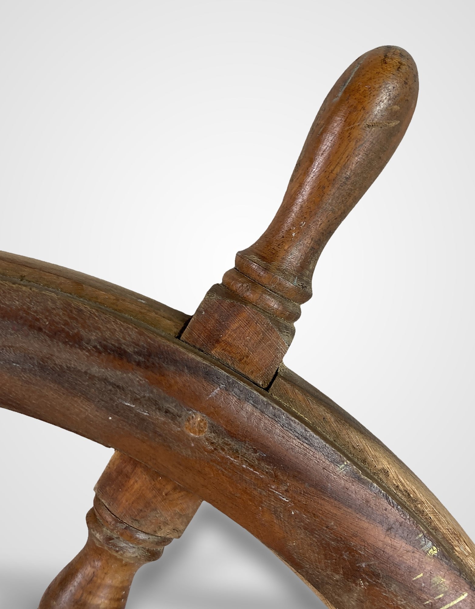 Nautical Wood Ship Wheel - 3