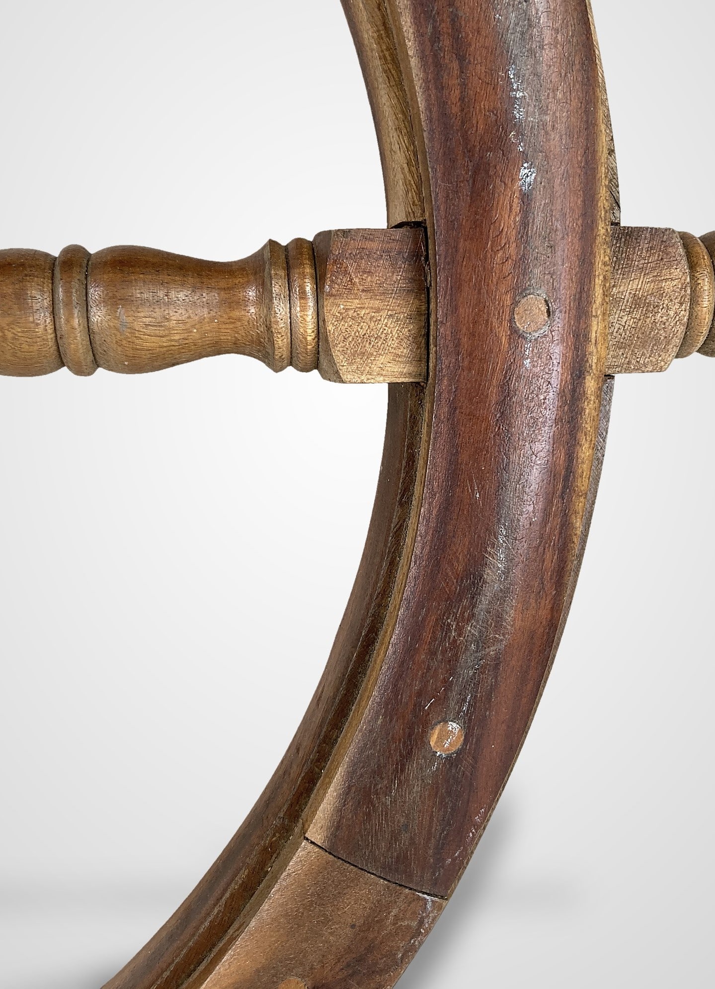 Nautical Wood Ship Wheel - 4